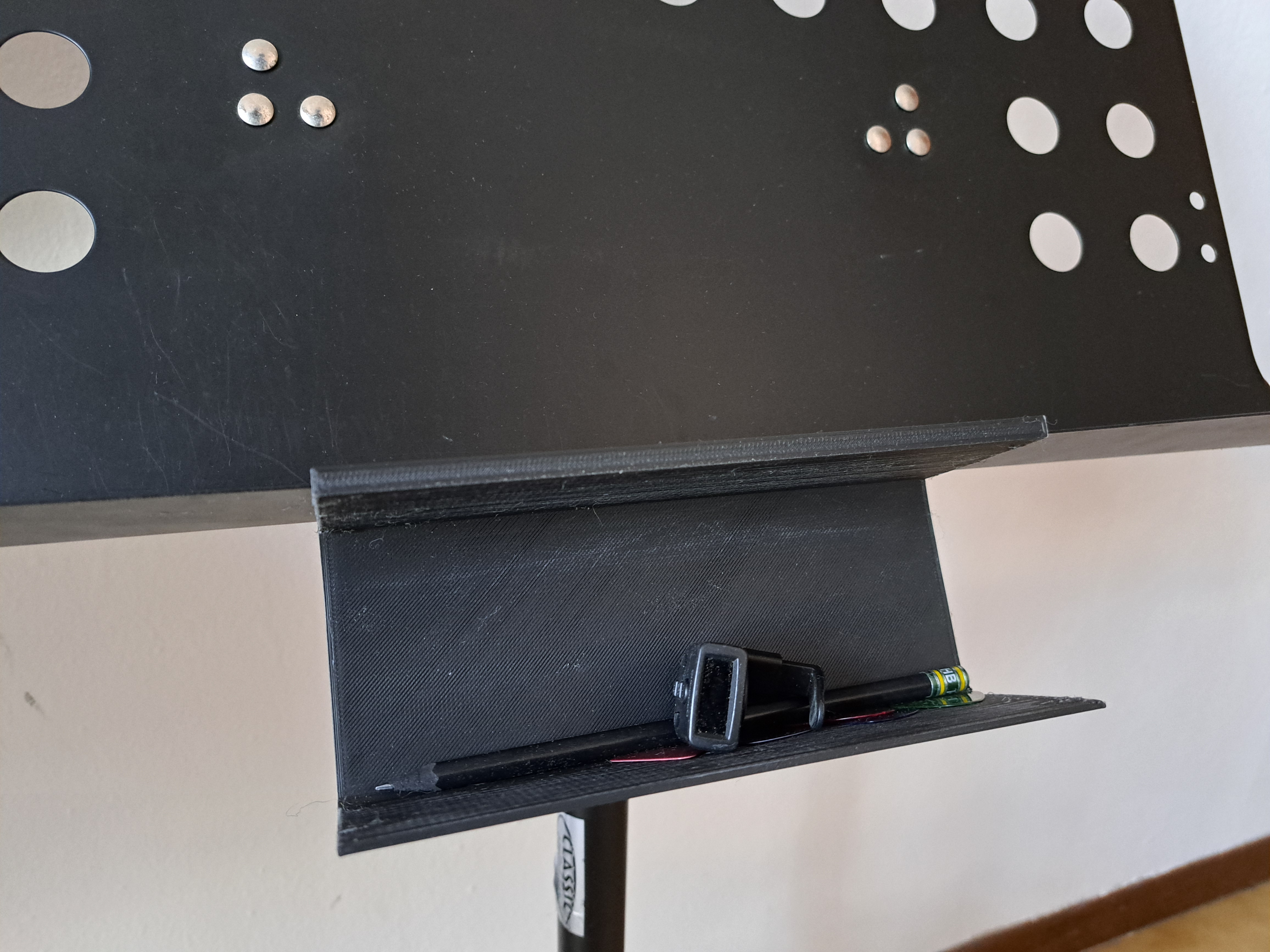 Music stand tray 180mm