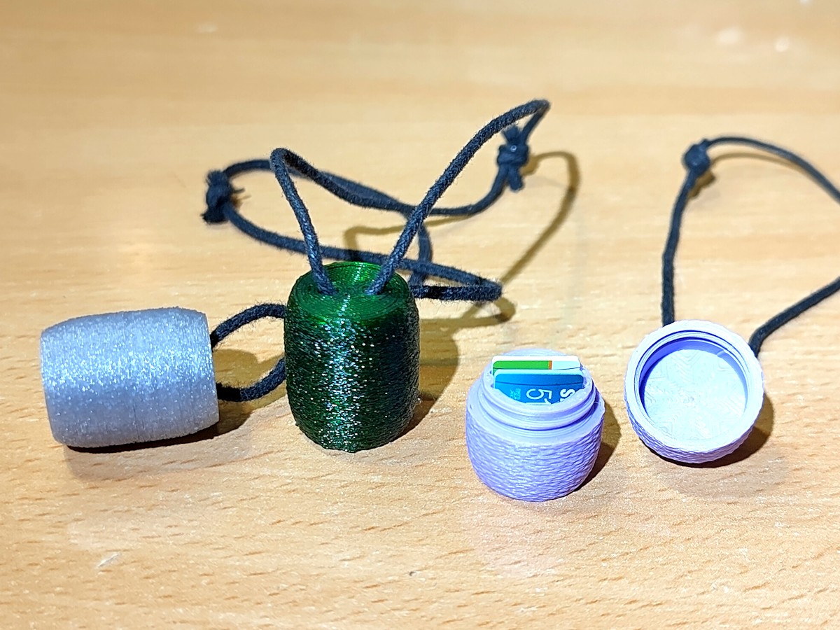 small Micro SD storage pendant
