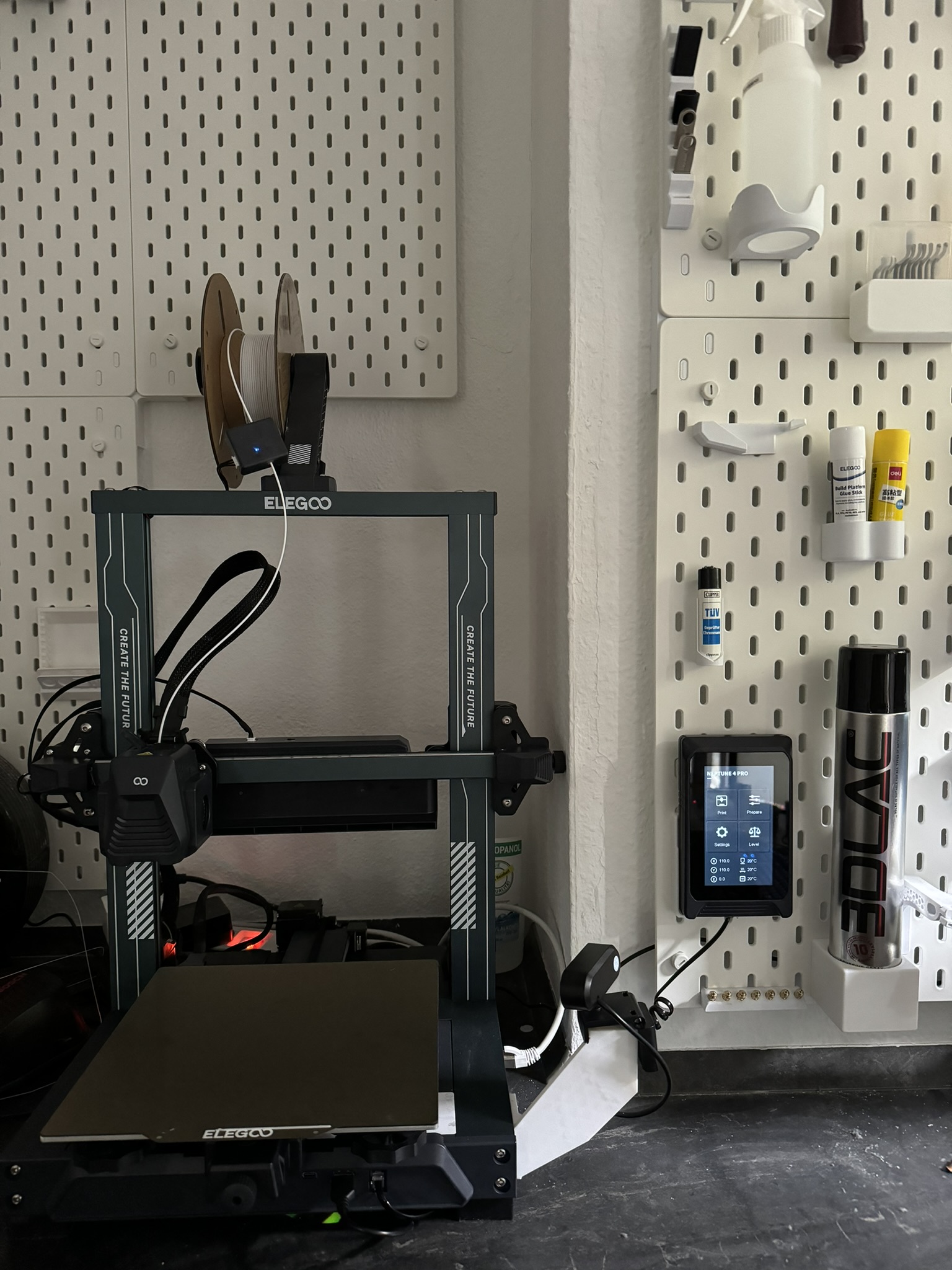 Elegoo Neptune 3 / 4 / Pro / Plus / Max Display Mount for Ikea Skadis