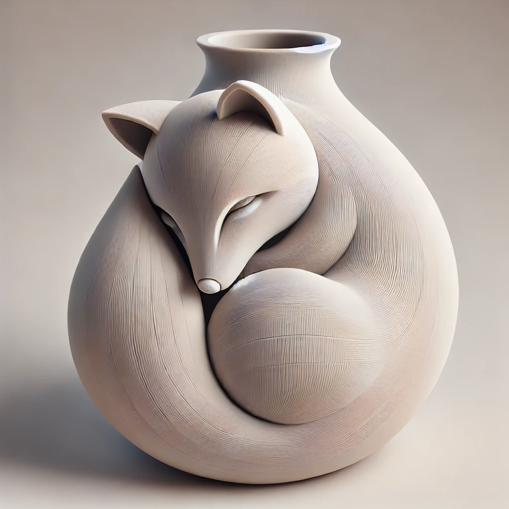 Fox Vase