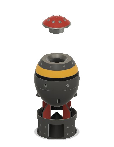 Fallout Mini Nuke Dice Tower