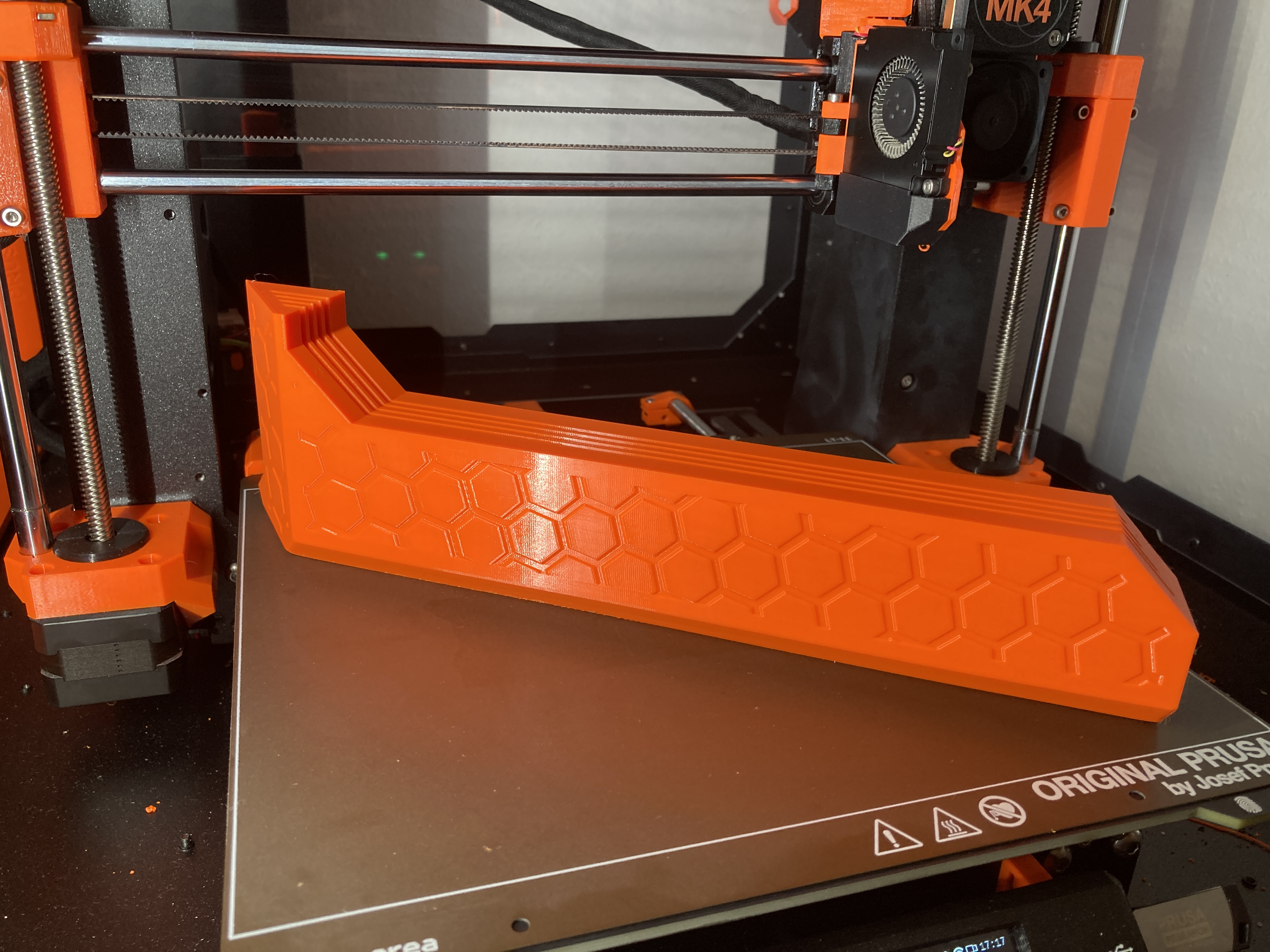 Prusa Enclosure Steel Sheet Holder using with Cable Cover