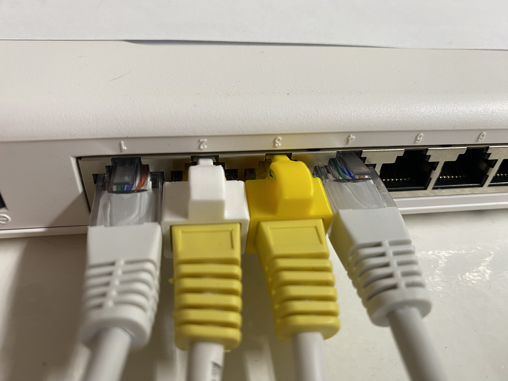 Ethernet RJ45 repair with snap lock - photo 2
