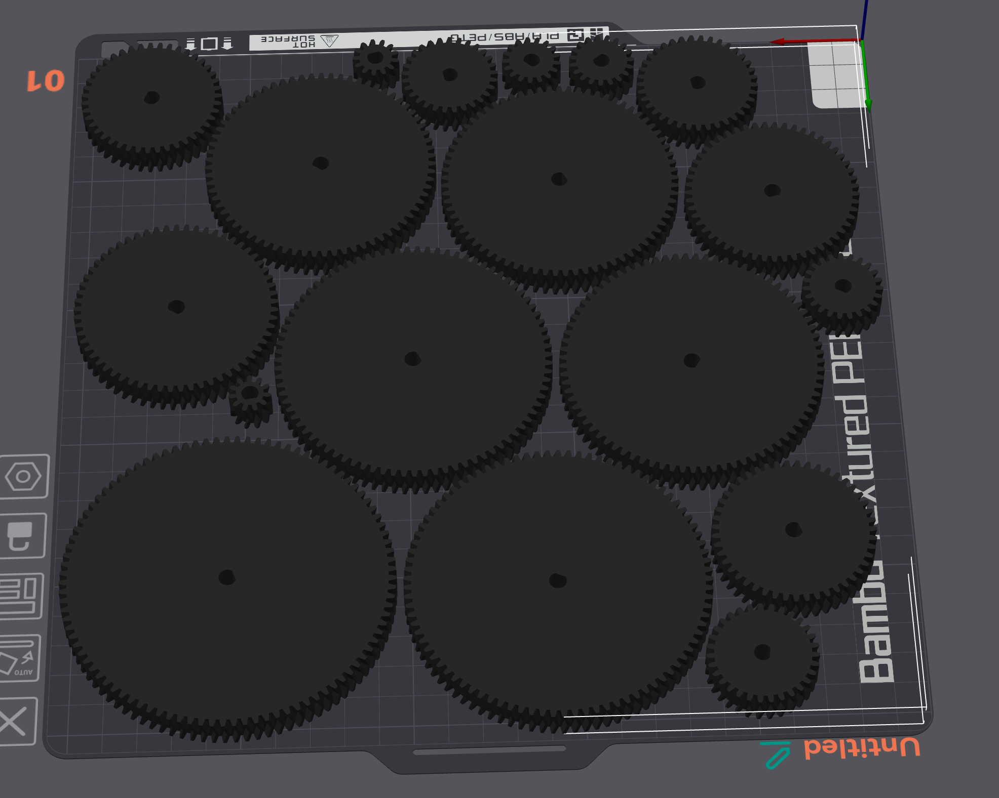 Herringbone Gear Collection with STEP files.