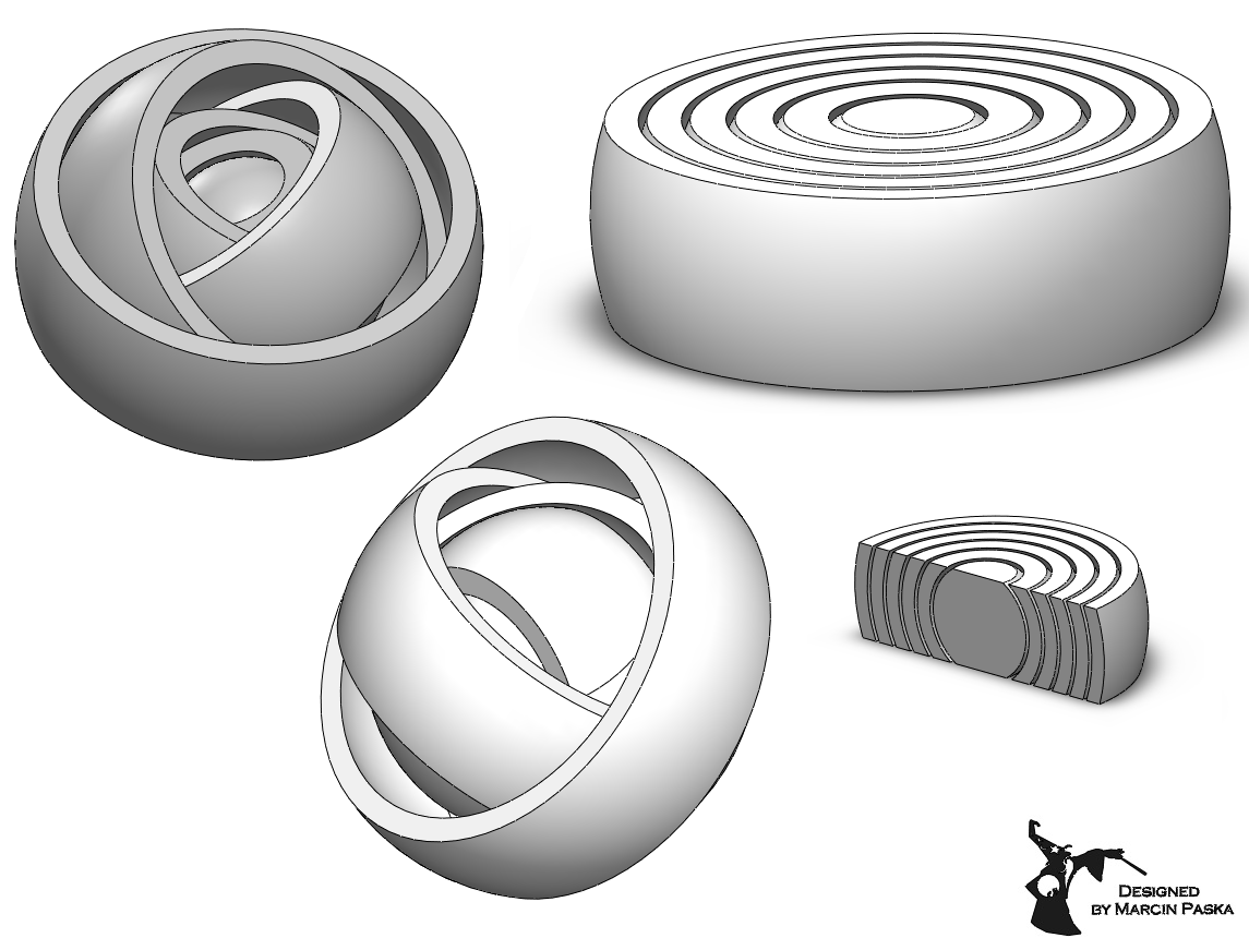 Rotating Rings Fidget Toy