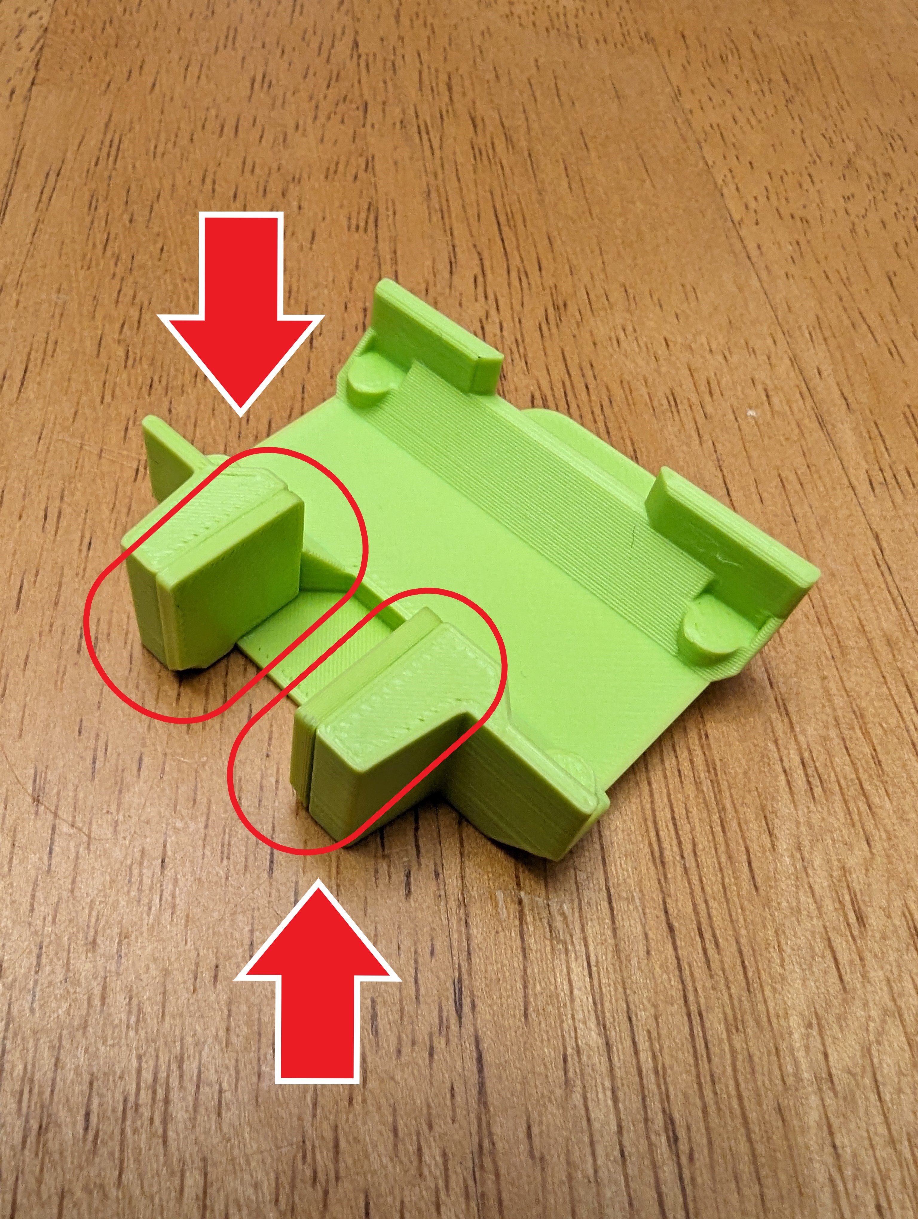 Sock Adapter Pieces for V3 - Thinner - With Removal Tab, Nextruder Clamp