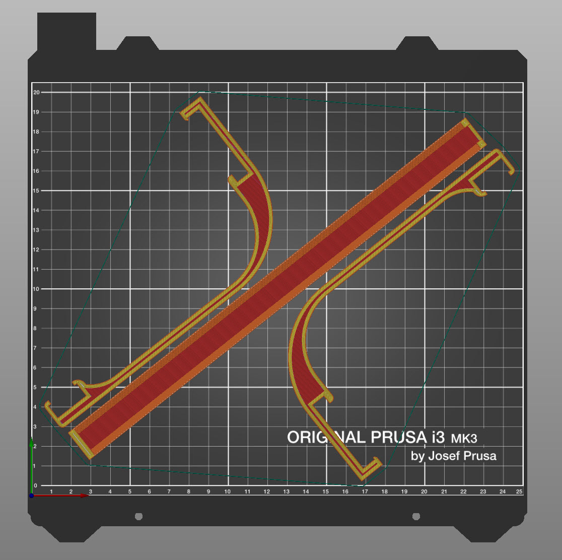 Prusa i3 LED strip mount with Max Z clearance - photo 3