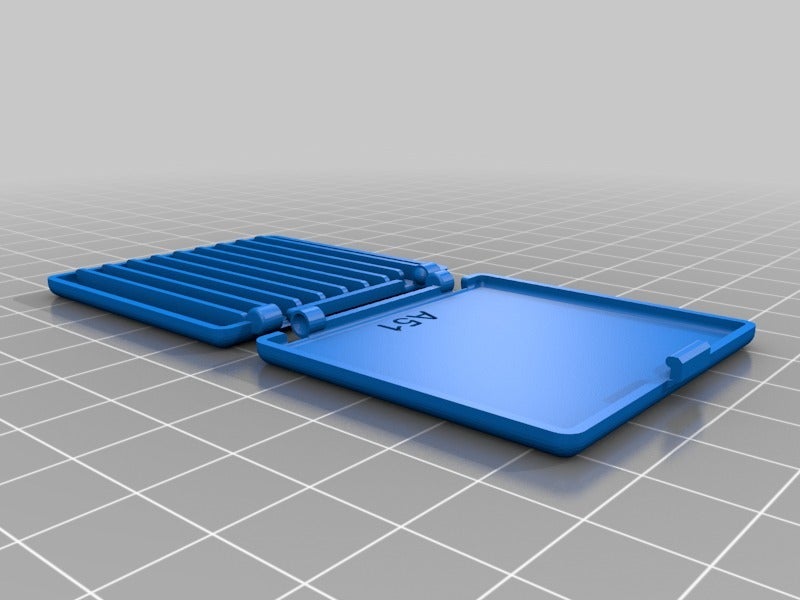 Storage box for 1/8" Carbide tools, Hinged - photo 2