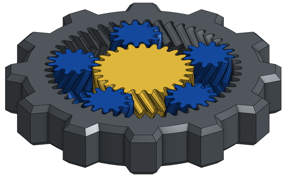 Planetary Gear Fidget *UPDATED*
