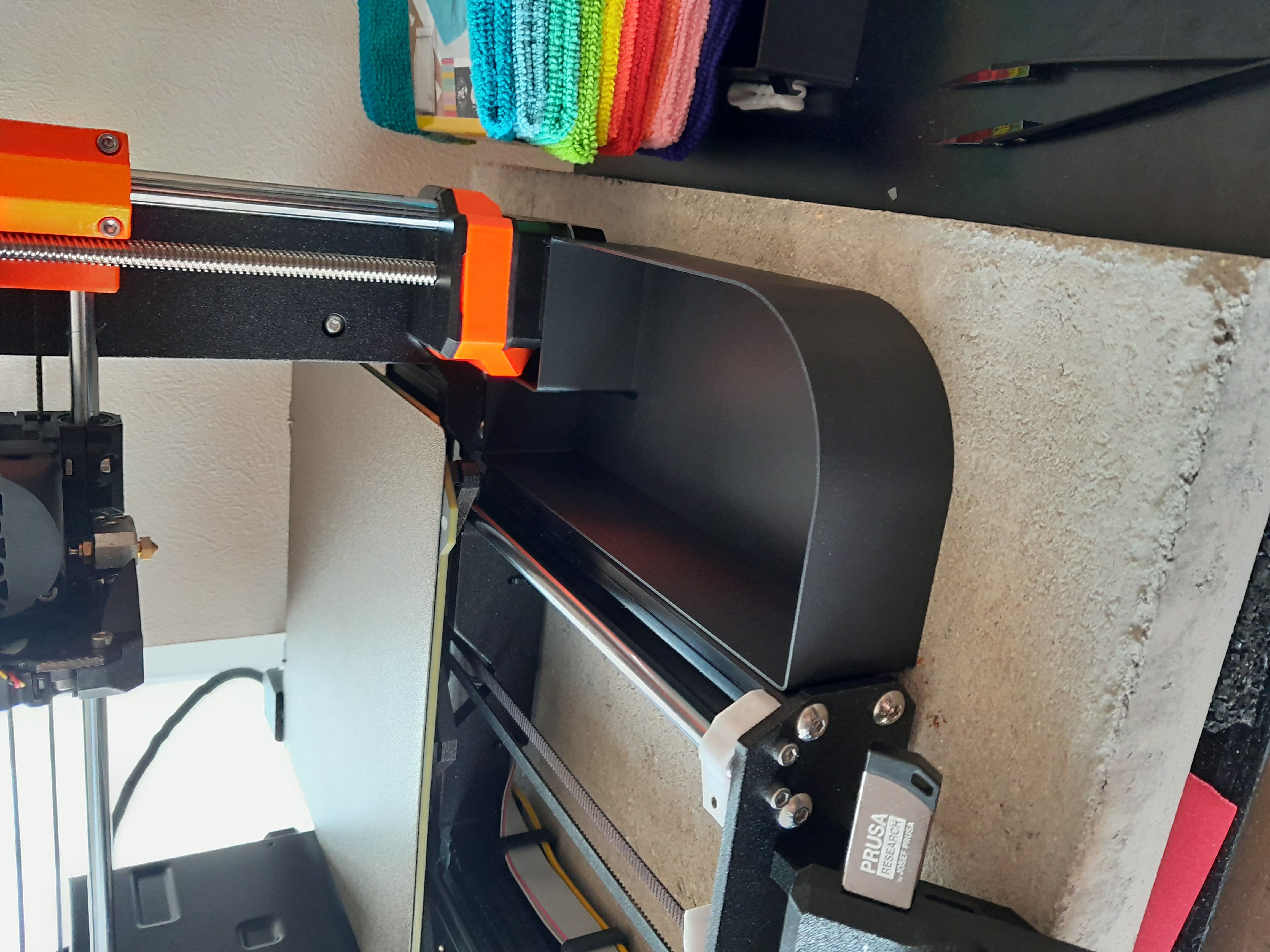 Light Prusa MK4/MK4S bin two hooks