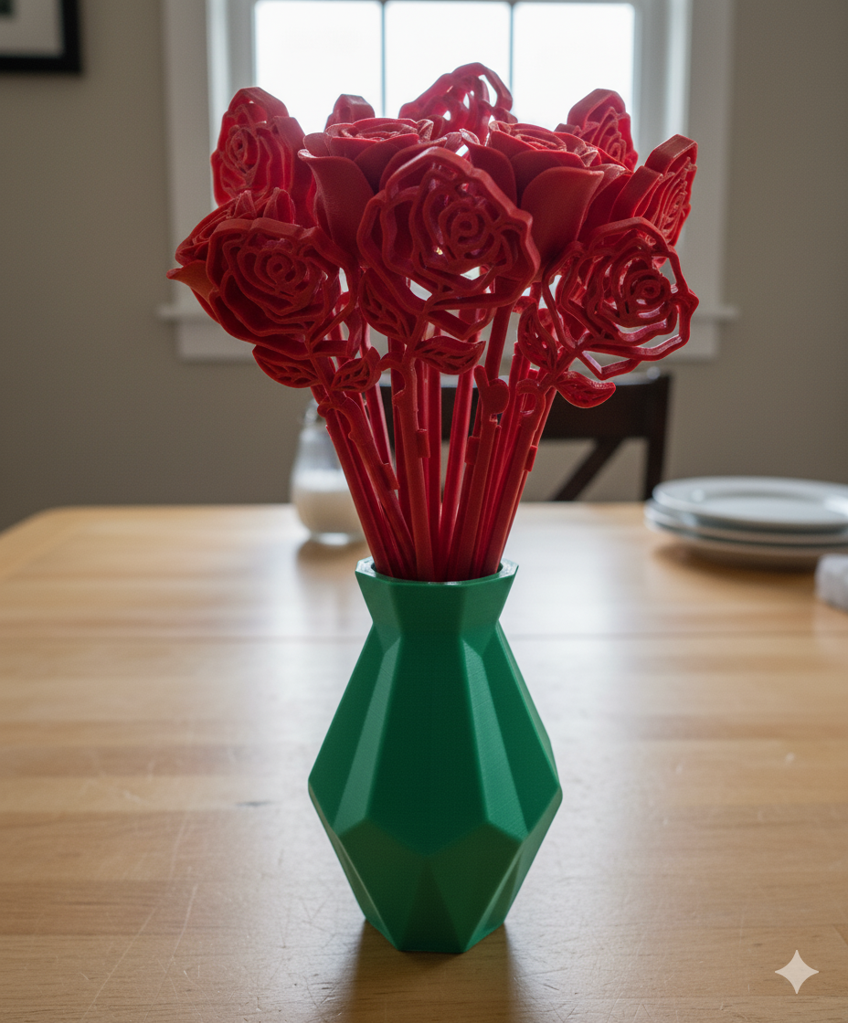 Rose Bag Clip
