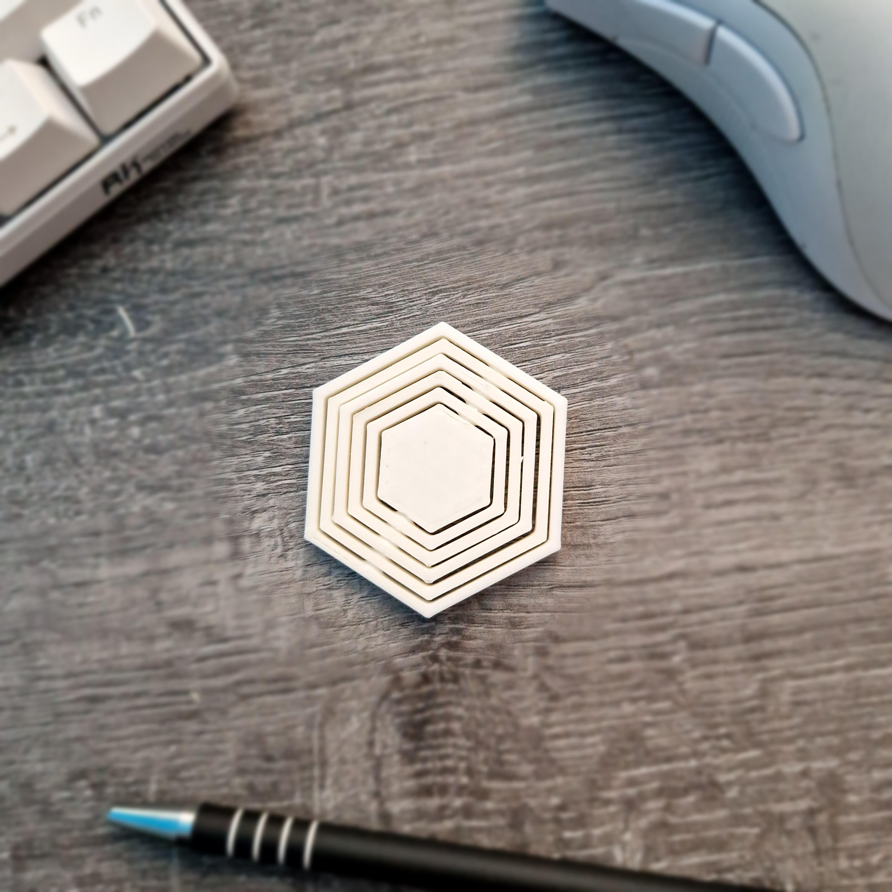 HexaFidget - Rotating Hexagon Fidget Toy - photo 2