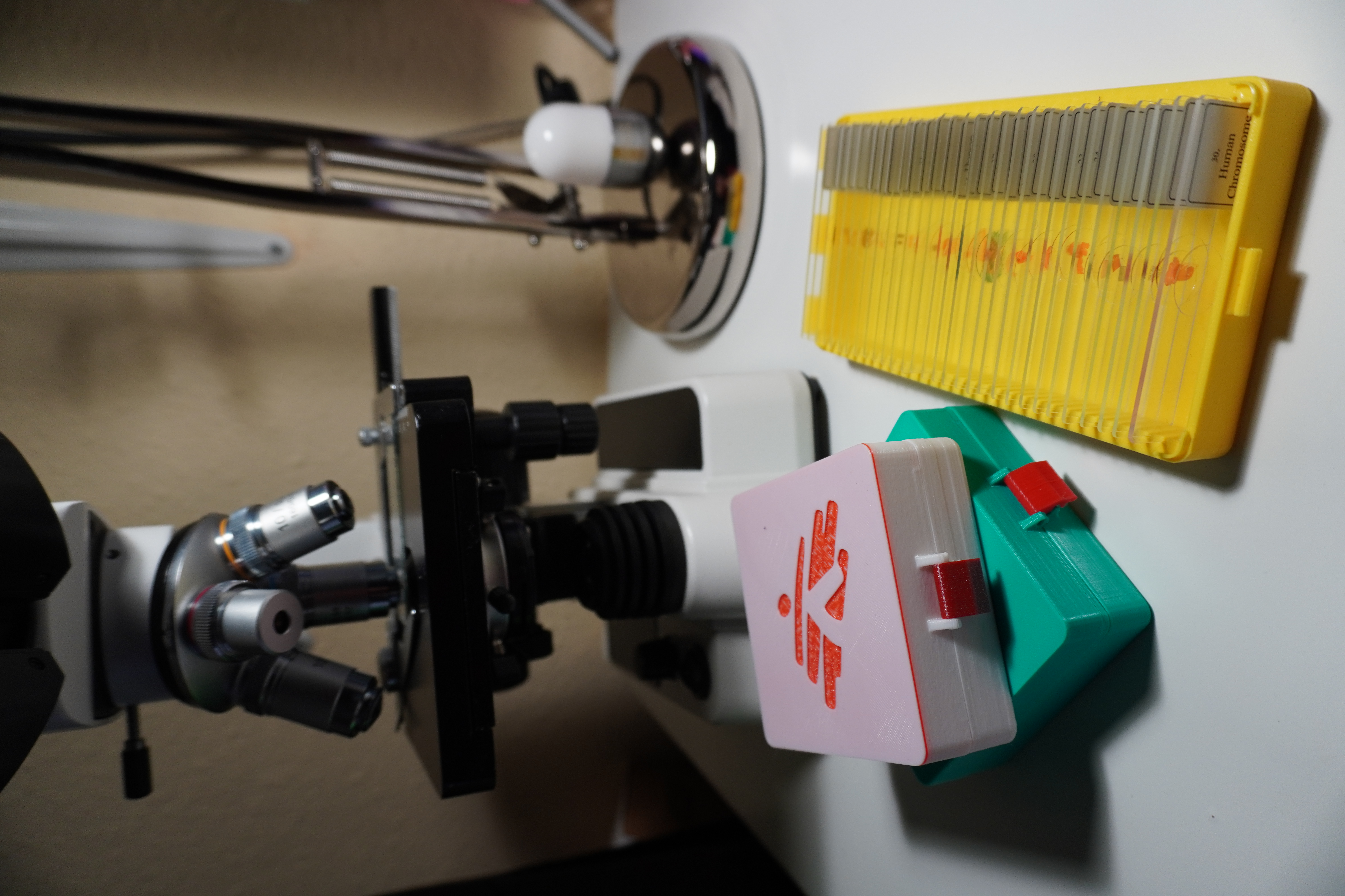 Slide Into Organization: Microscope Slide Storage Box - photo 2