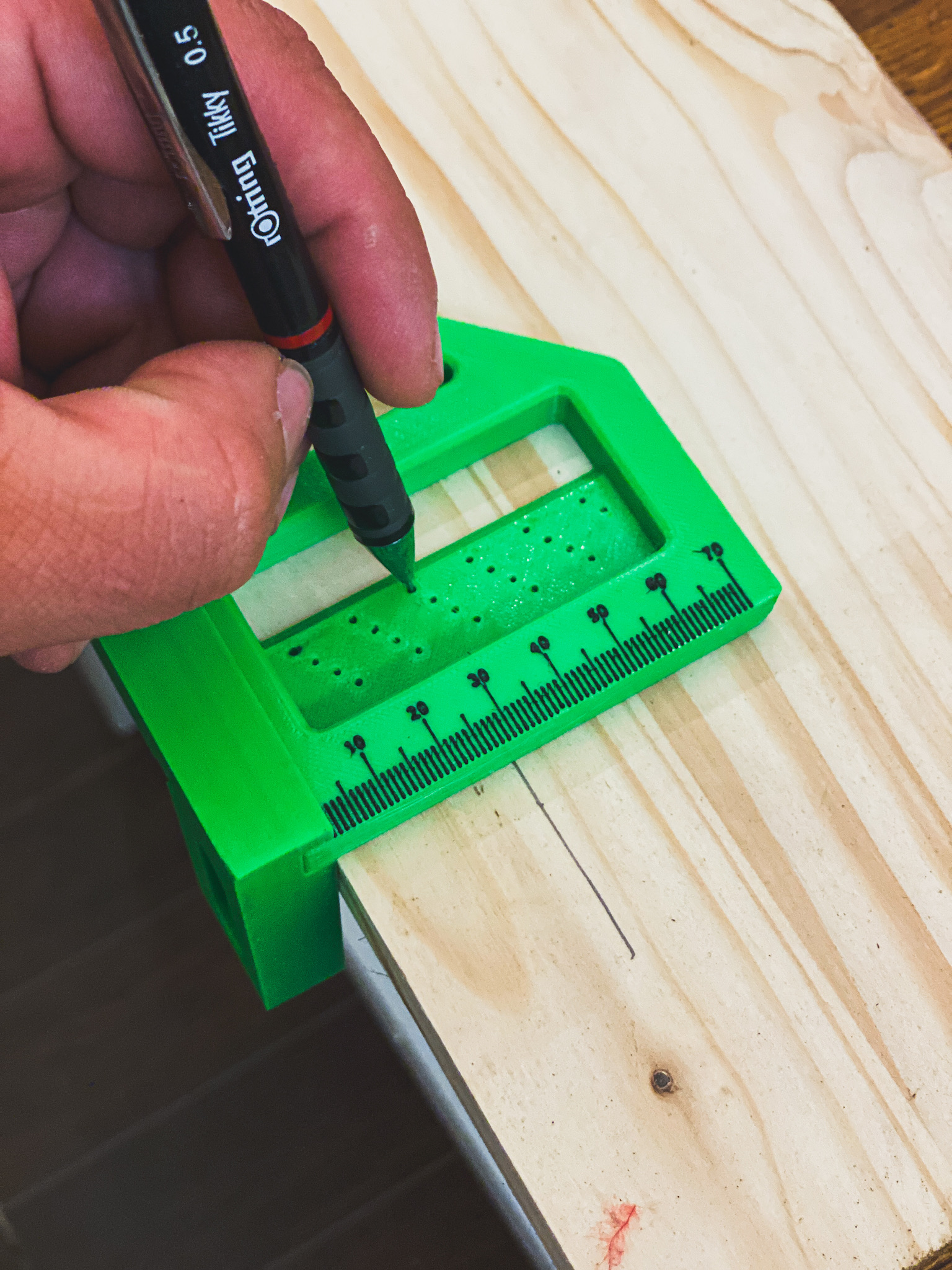 3D Multi Angle Measuring Ruler 45/90 Degree, Carpentry Square Protractor Drawing Line Ruler Miter Triangle Layout Tool - photo 2