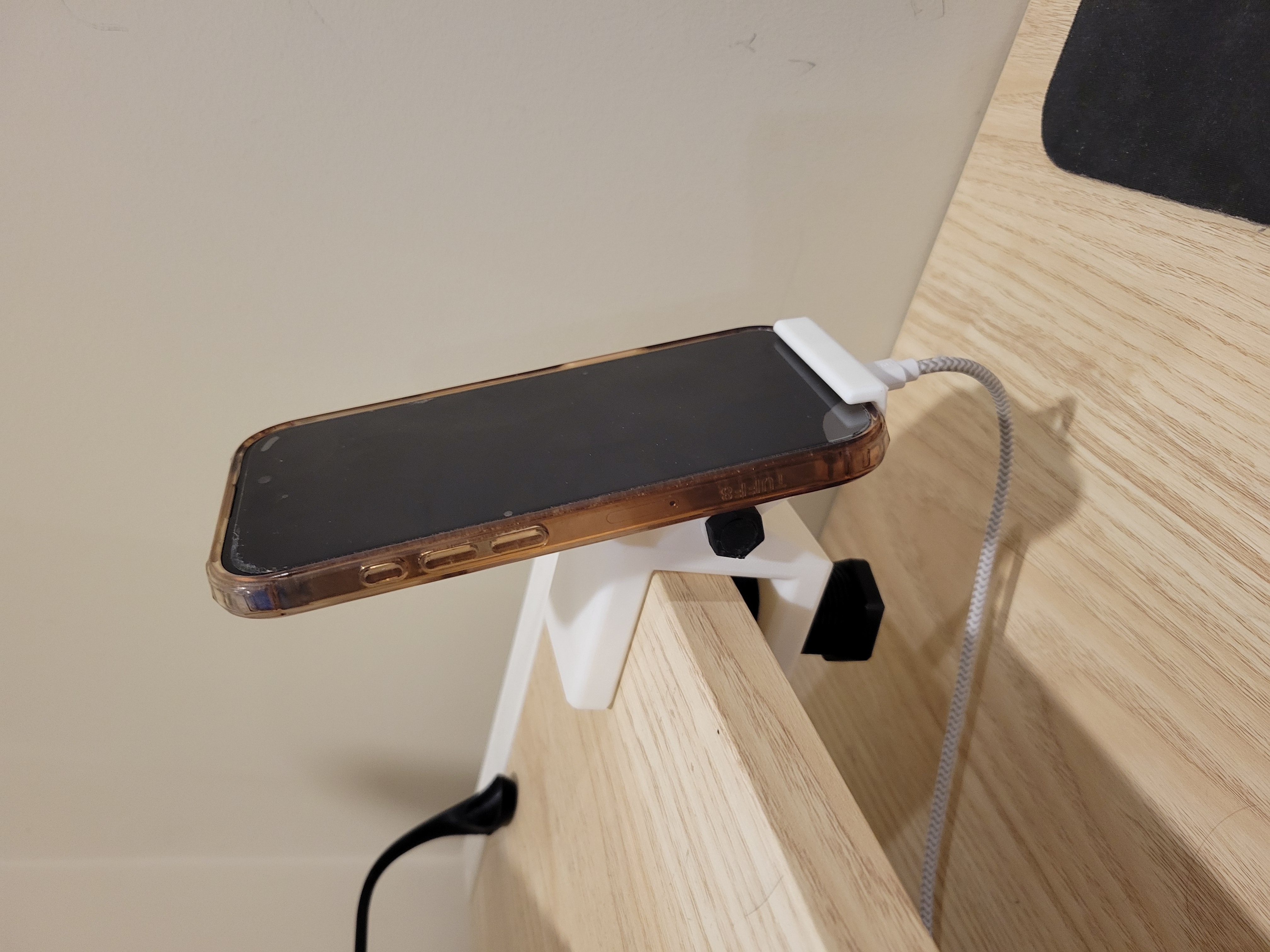Adjustable Clamp-On Desk Phone Mount - photo 2