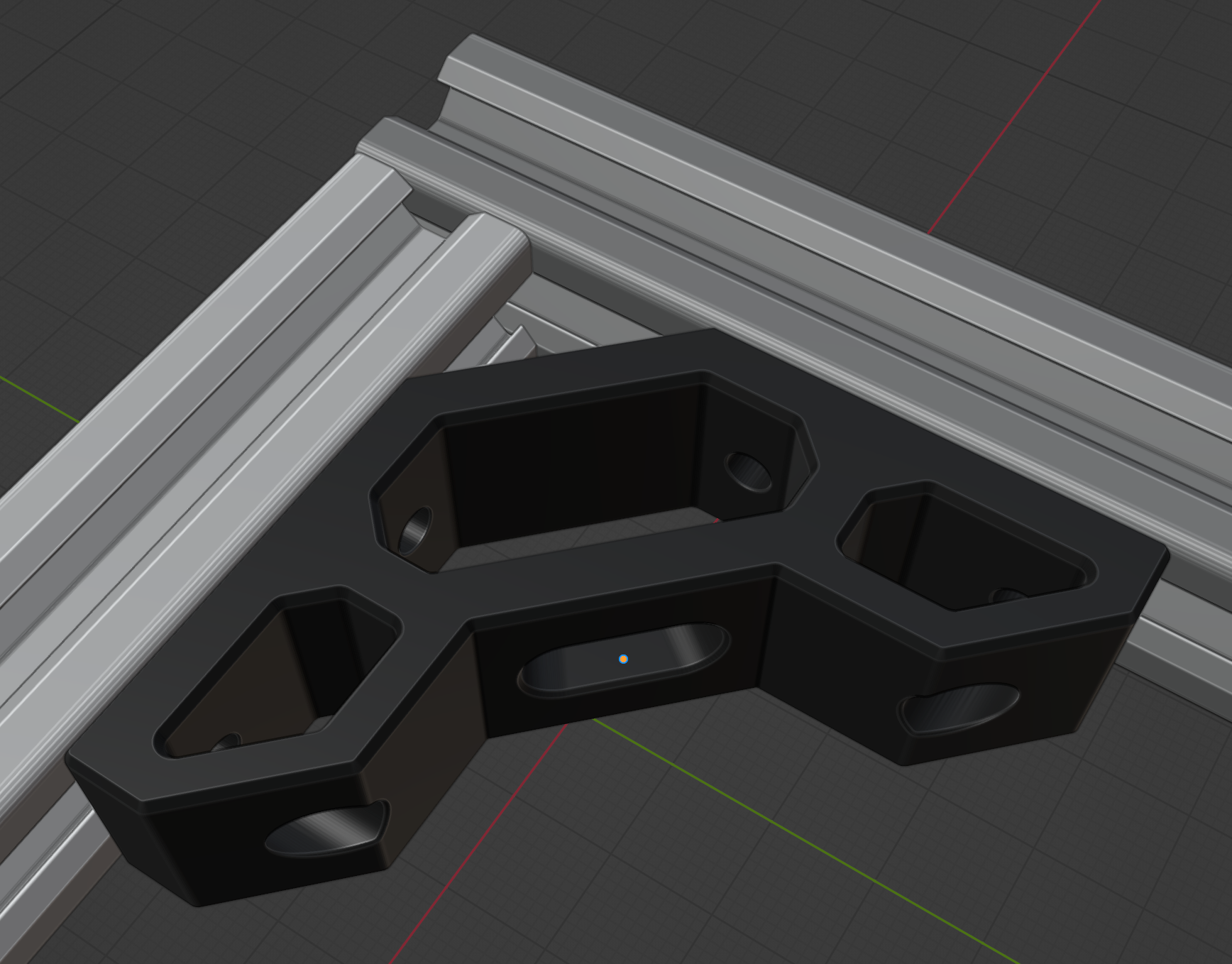 Open VSlot 2020 Corner Bracket - Two sizes