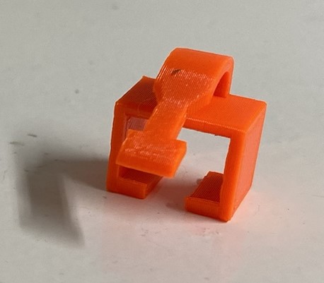 Ethernet RJ45 repair with snap lock for sideways print - photo 2