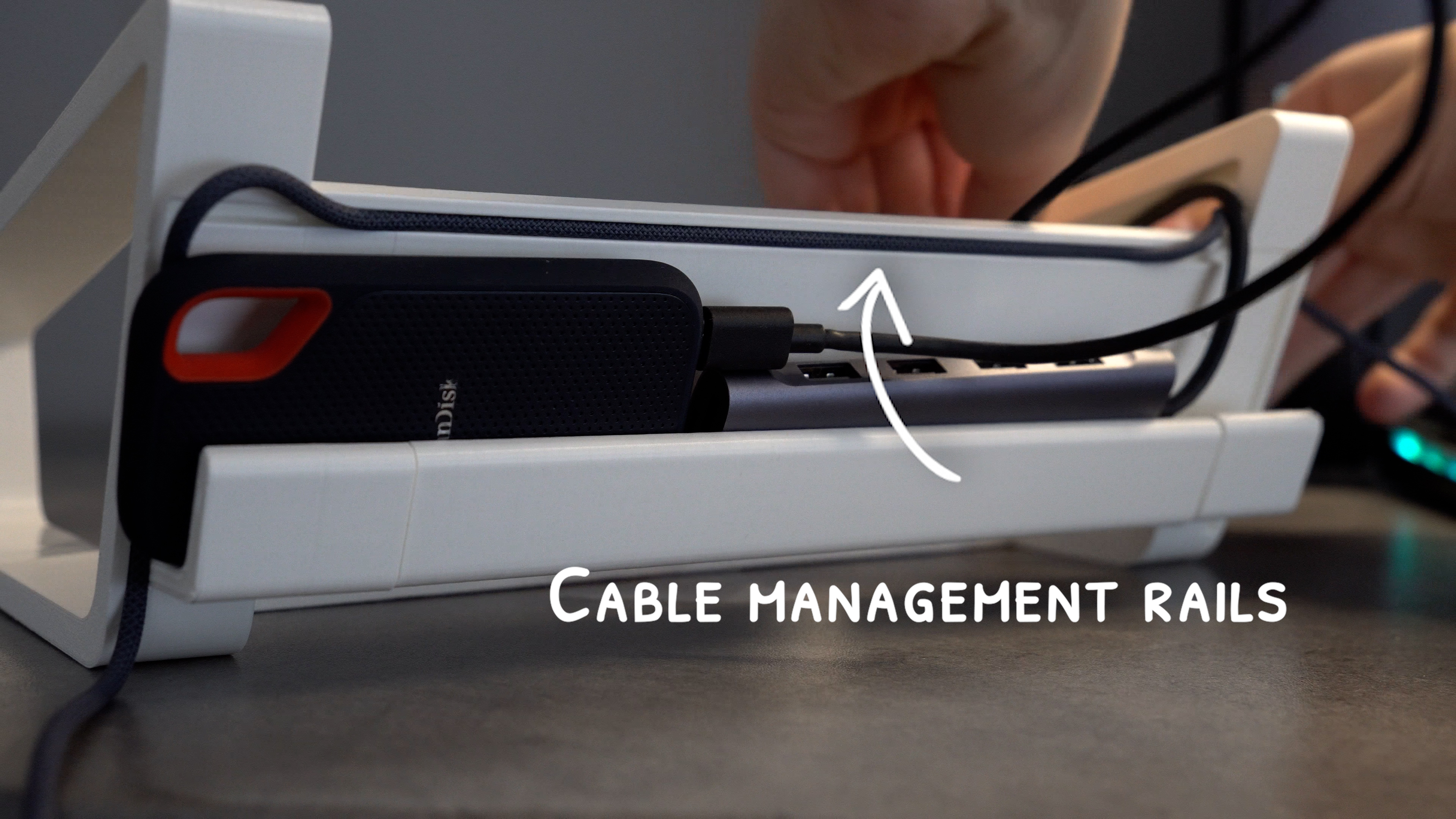 LAPTOP STAND (With cable management) - photo 3