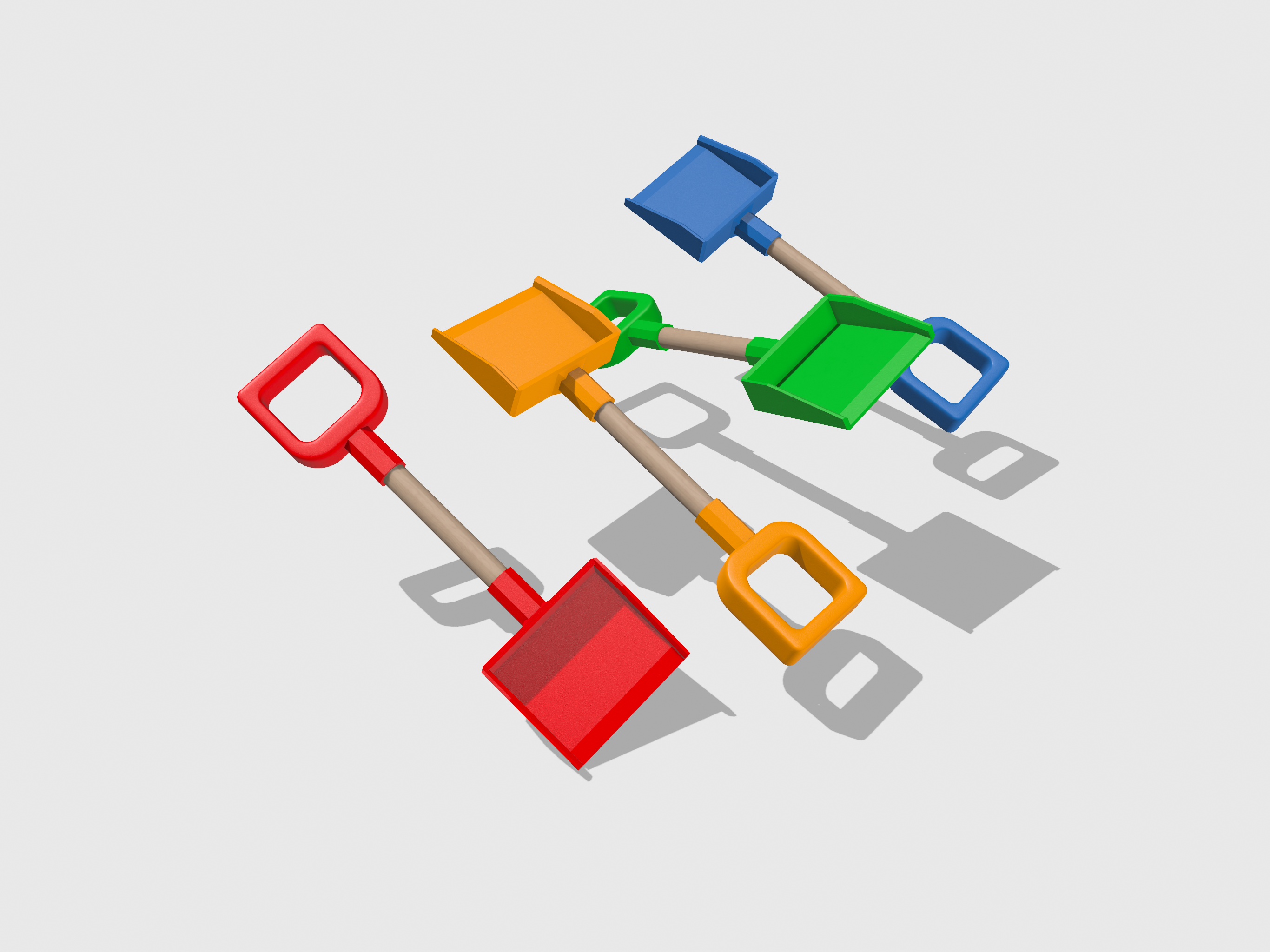 V2 Toy Shovel Scoop - 2 part