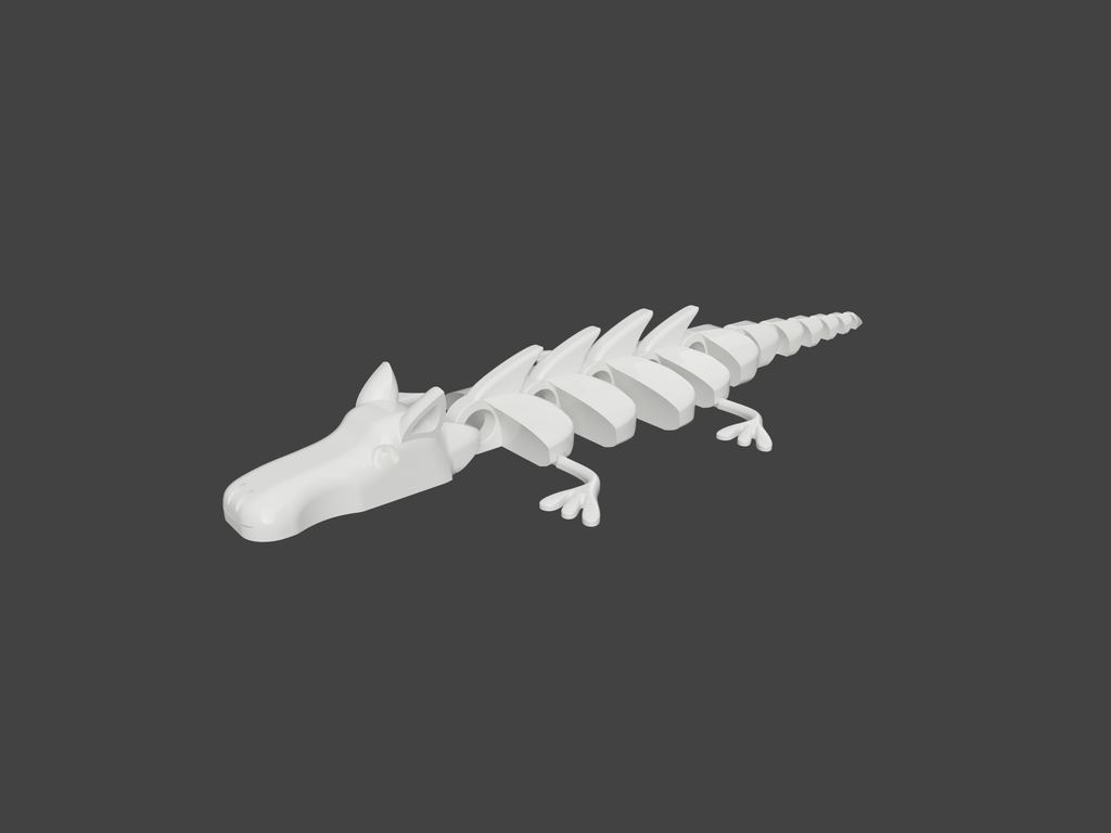 Articulating dragon toy