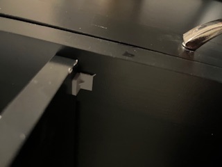 Shelf bracket replacement part.
