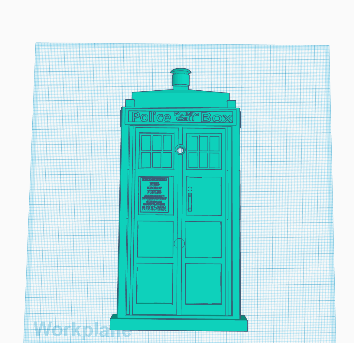 Fairy Door Tardis - photo 2