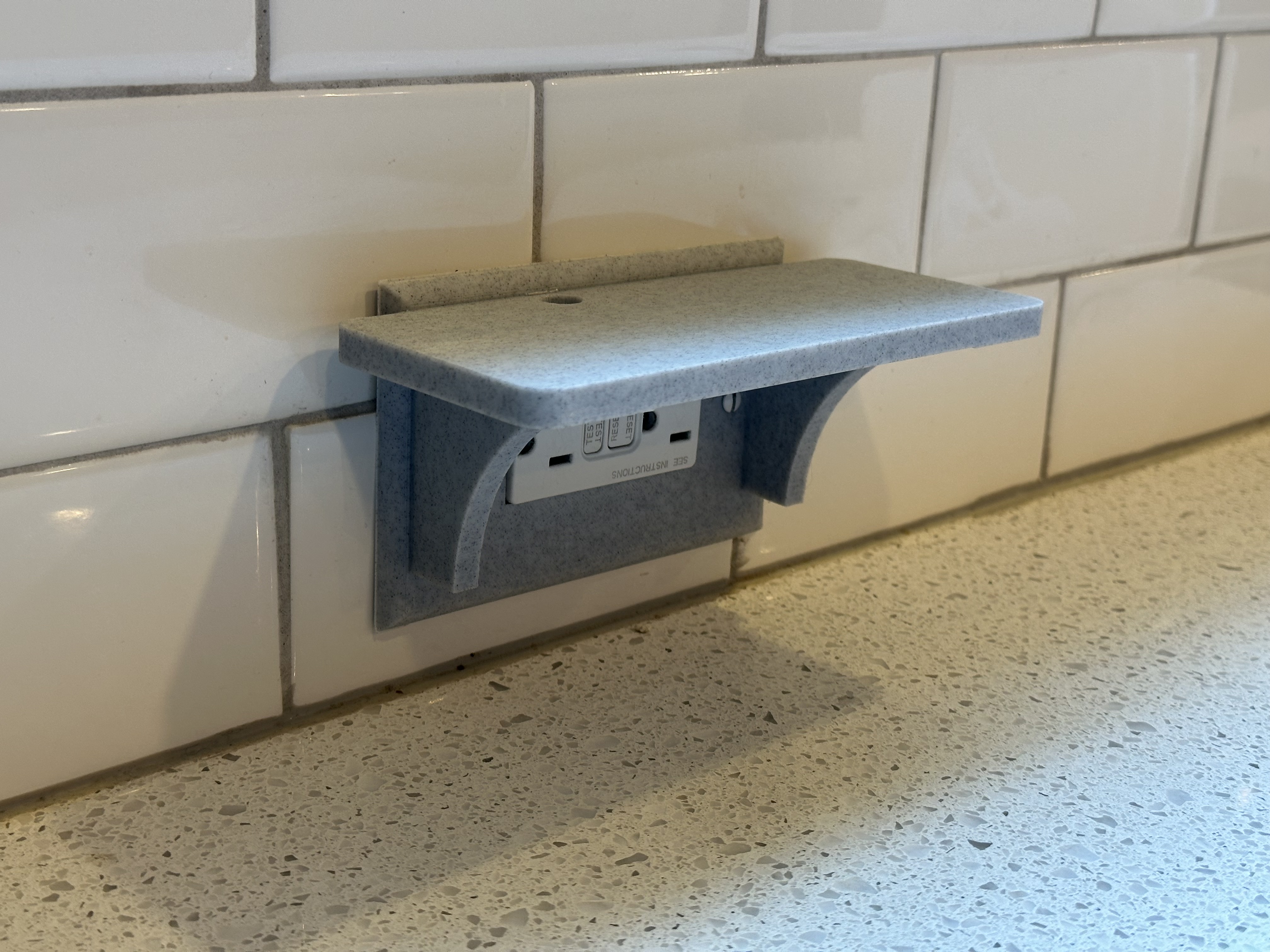 Shelf for square outlet (horizontal) - photo 2