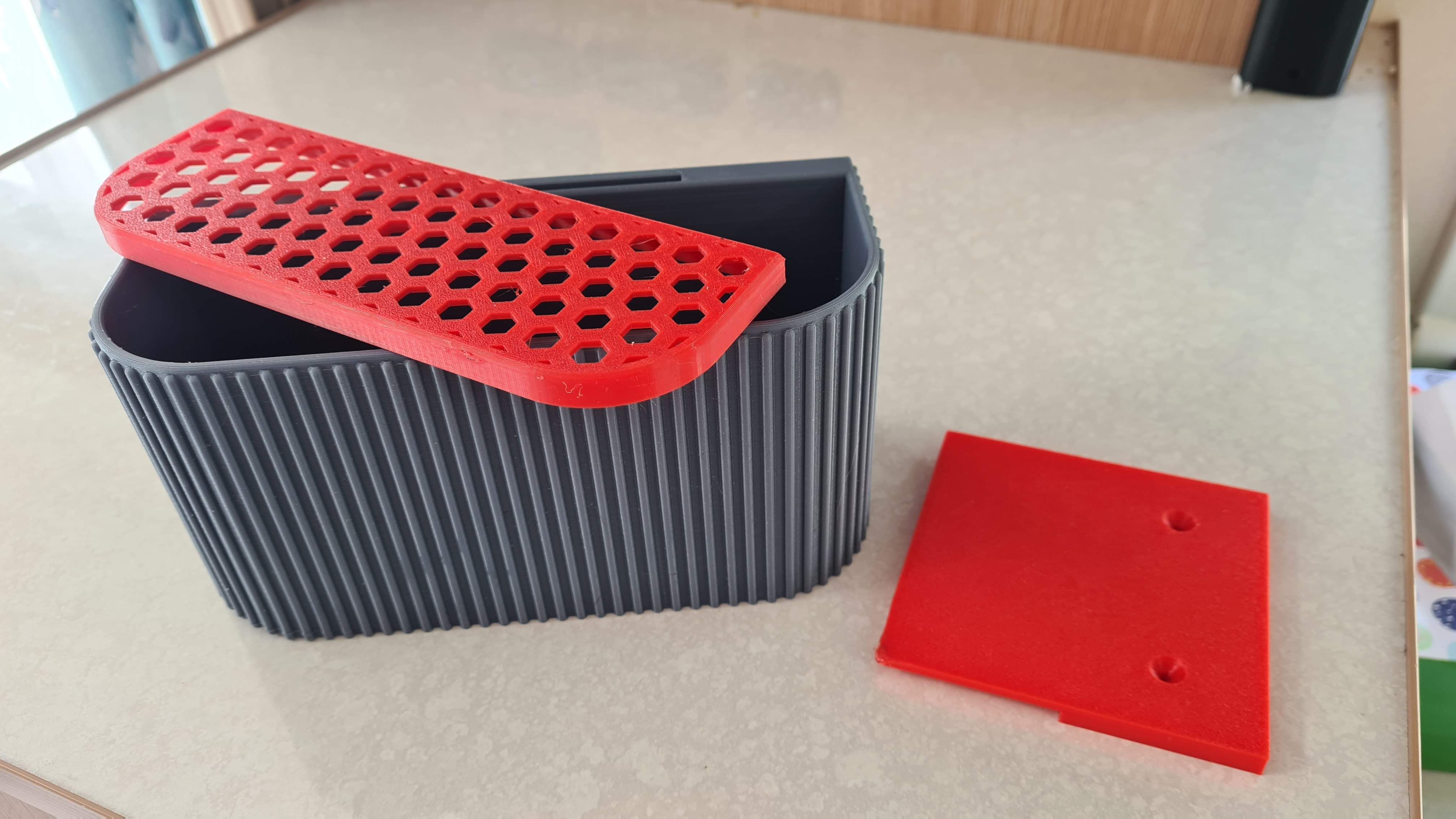 Kitchen Soap & Brush Wall Container - photo 2