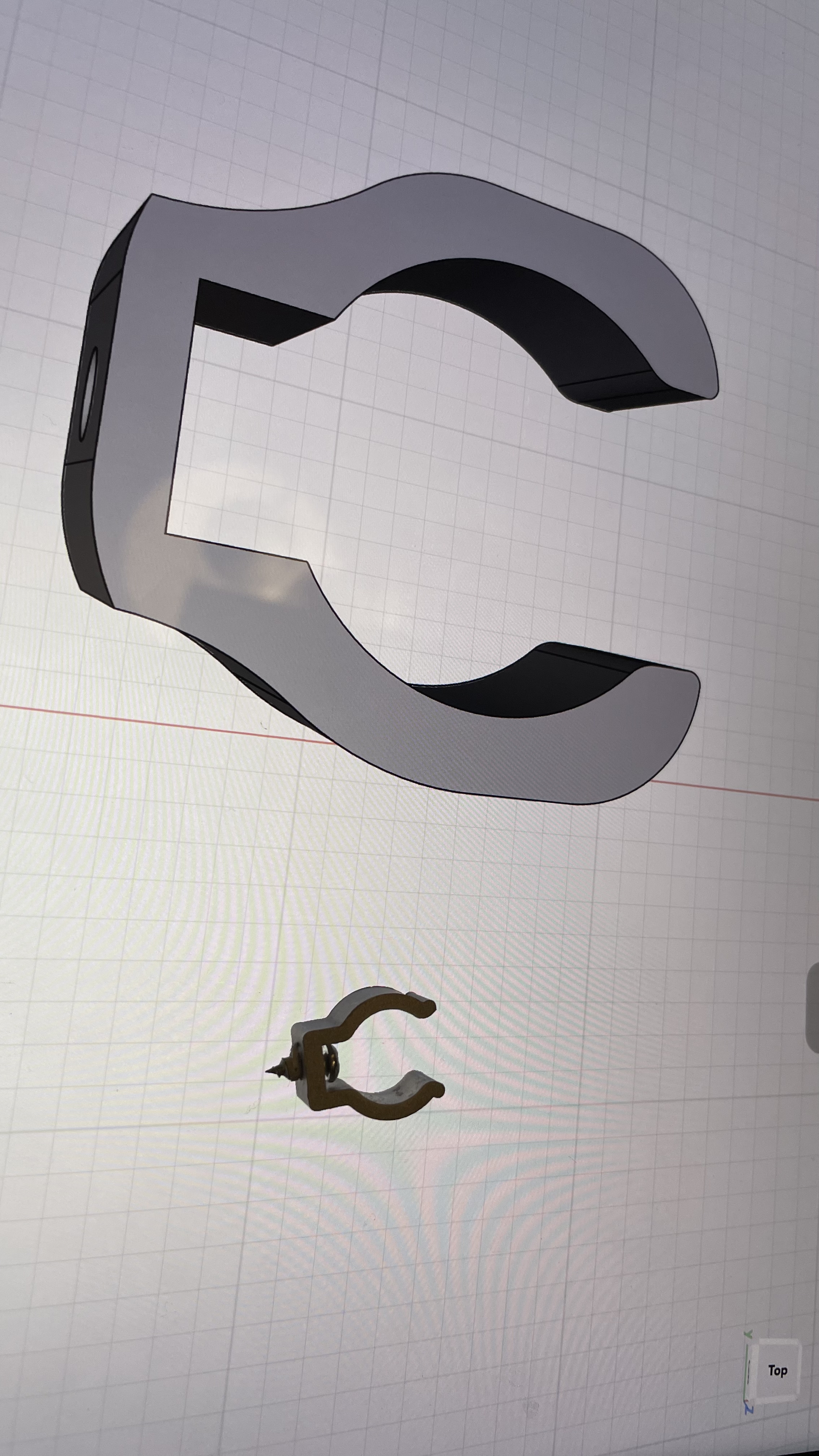 12mm clip for mounting a 12mm tube