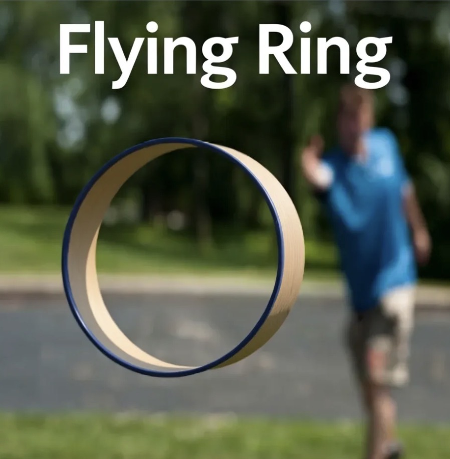 Hollow Flying Ring - Long Distance Spiral Toy