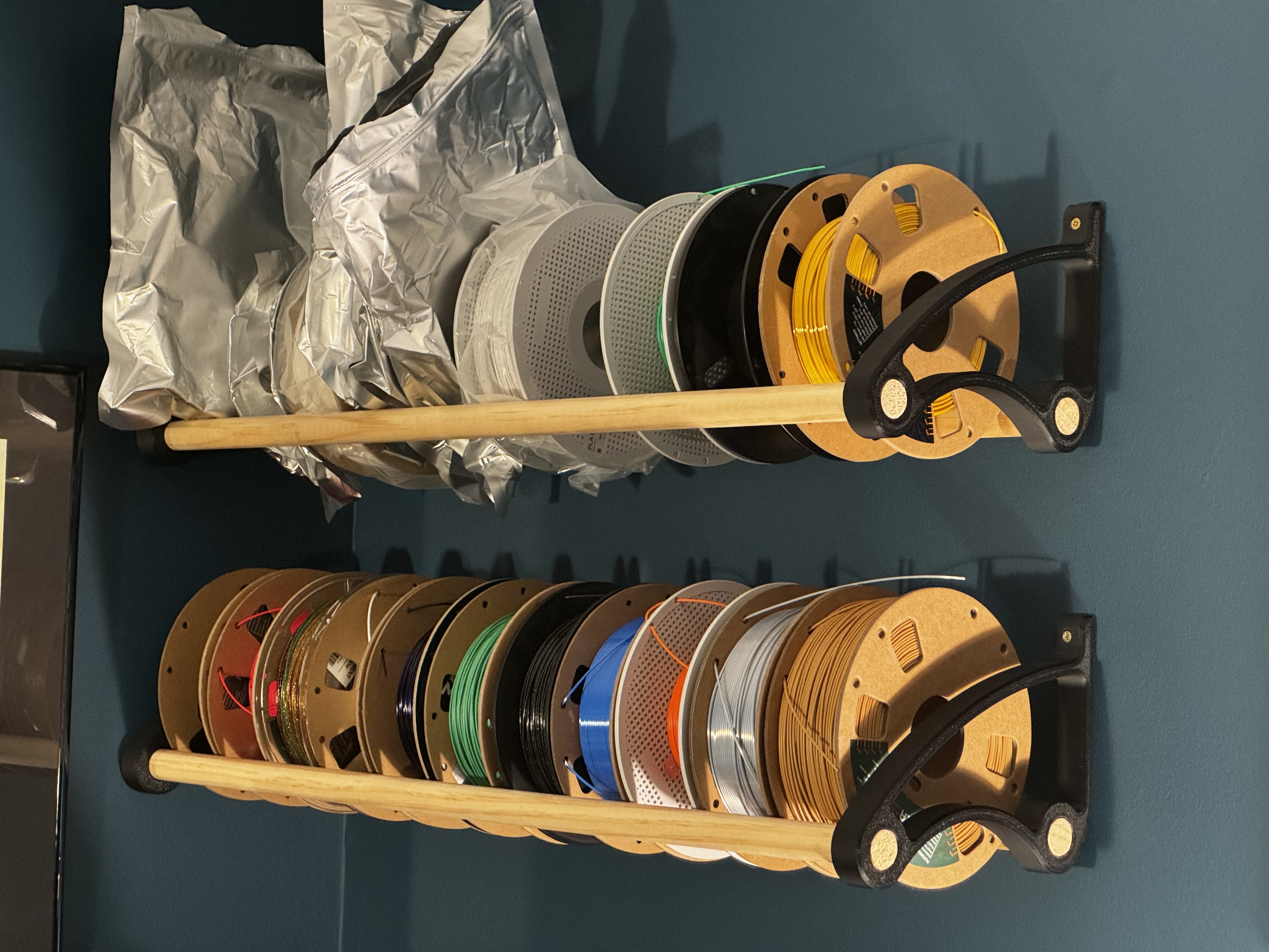 Beautiful filament rack shelf for 1 inch dowel - photo 2