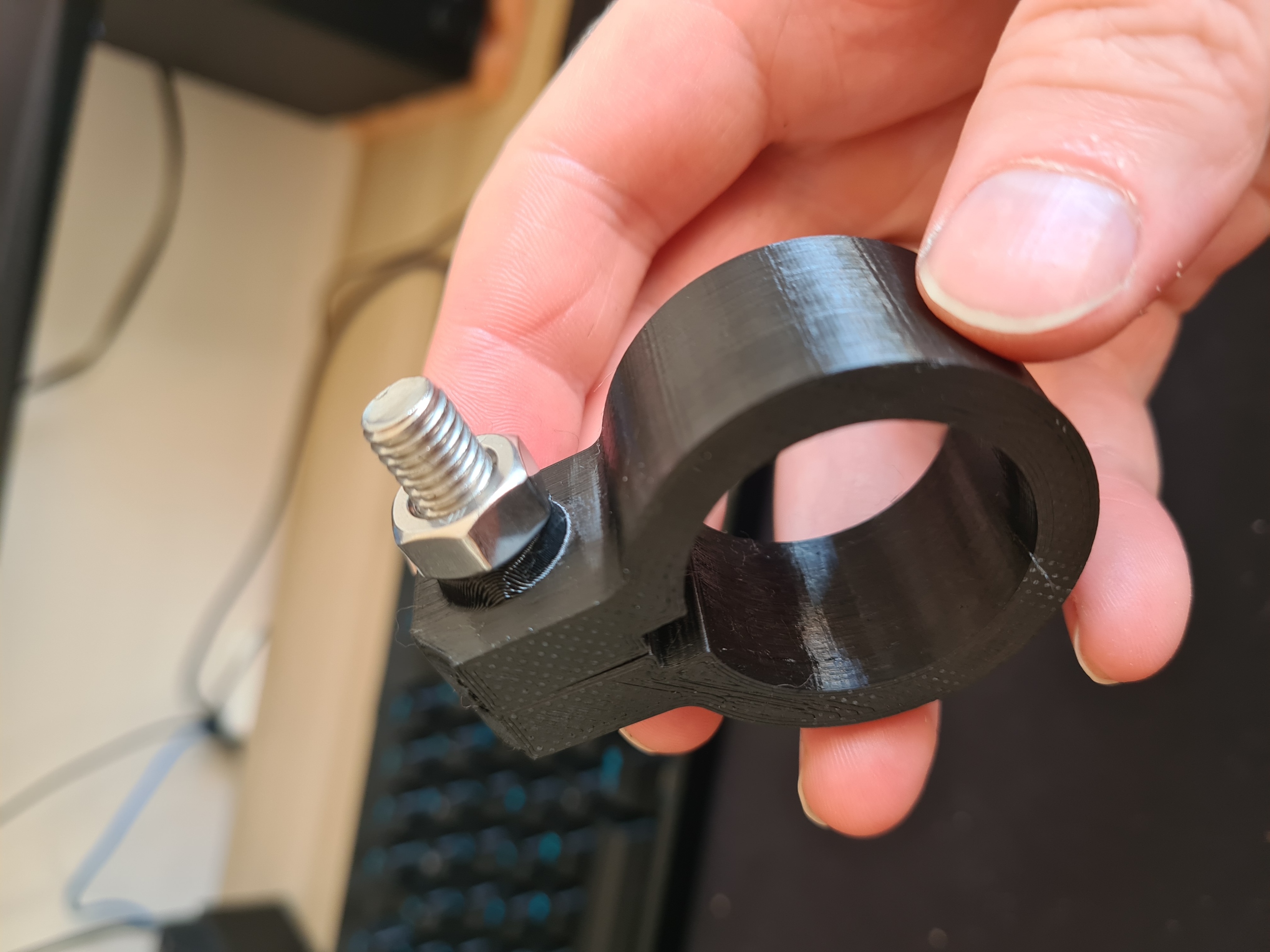 30mm tube clamp with winged/buttefly nut - photo 2