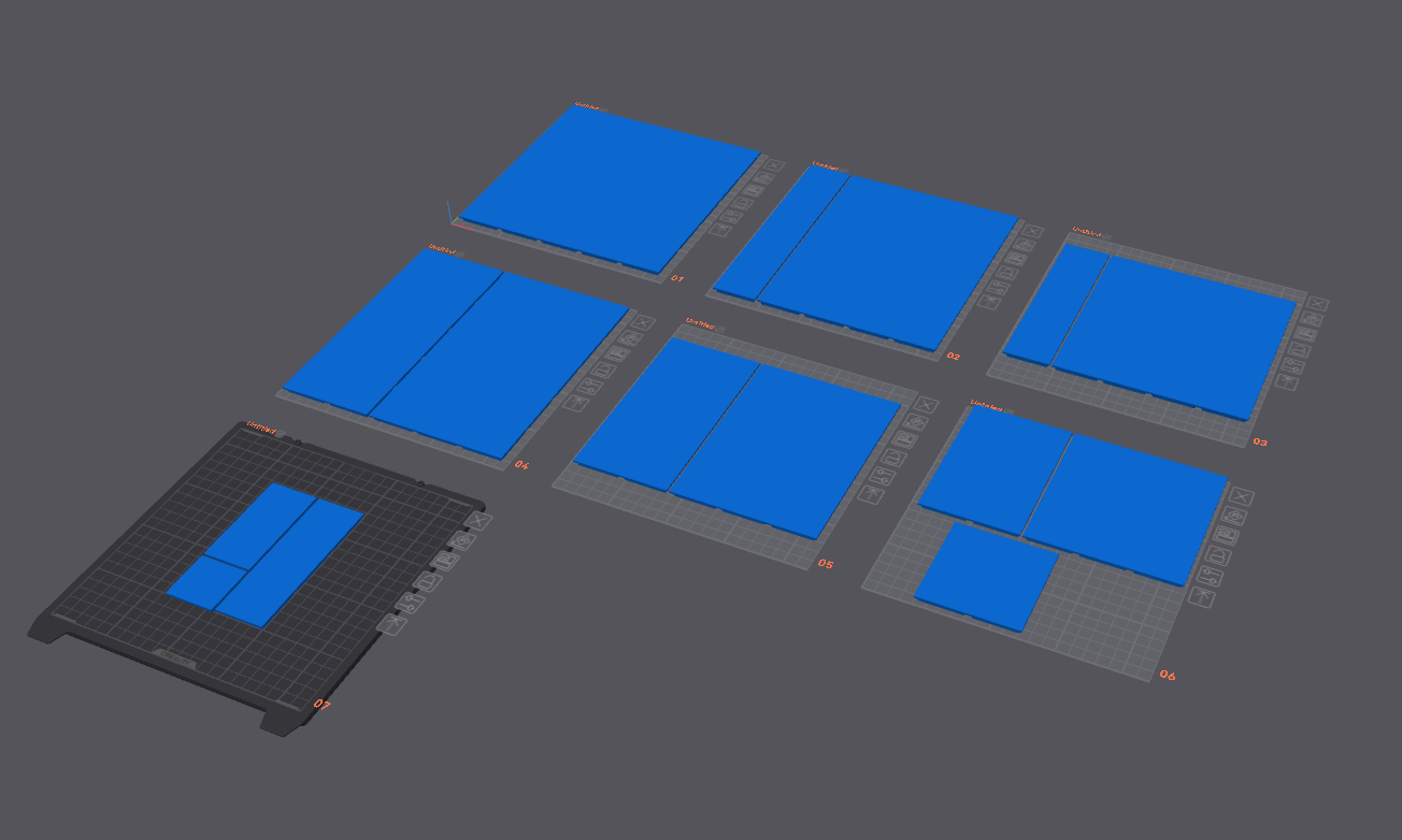 Kitchen Gridfinity w/ Solid Bases - Endcaps and Blanks - photo 2
