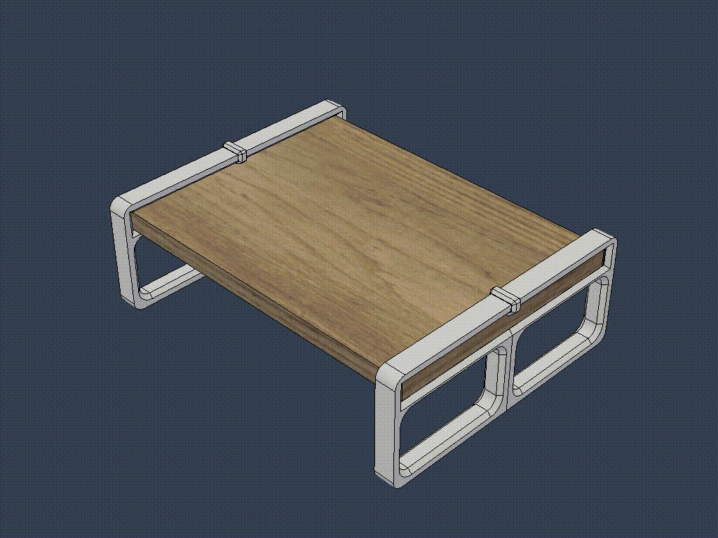 Office Shelf N°02 / Pied étagère de bureau / No support / DIY - photo 2