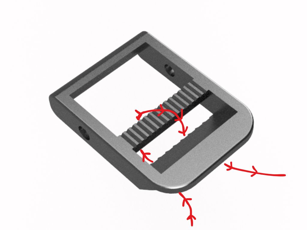 Backpack Strap Repair Buckle (20mm / 25mm / 30mm) - photo 4