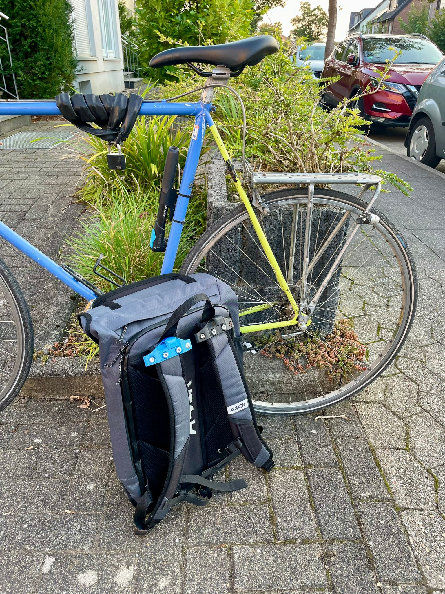 Rucksackhalter für Gepäckträger - Bike mount for backpack - photo 2