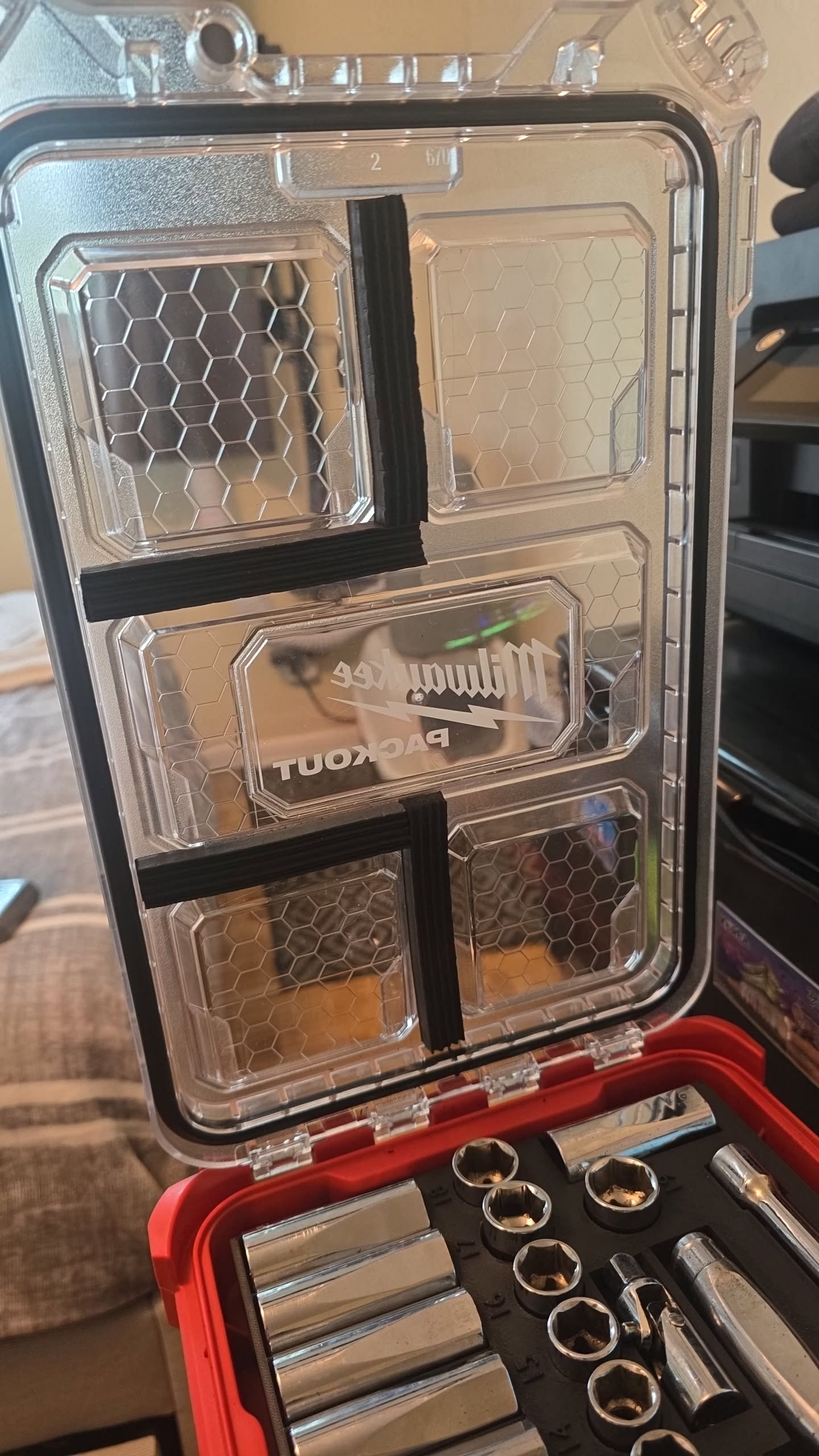 Milwaukee PACKOUT 3/8" Metric Socket Set Tray - photo 2