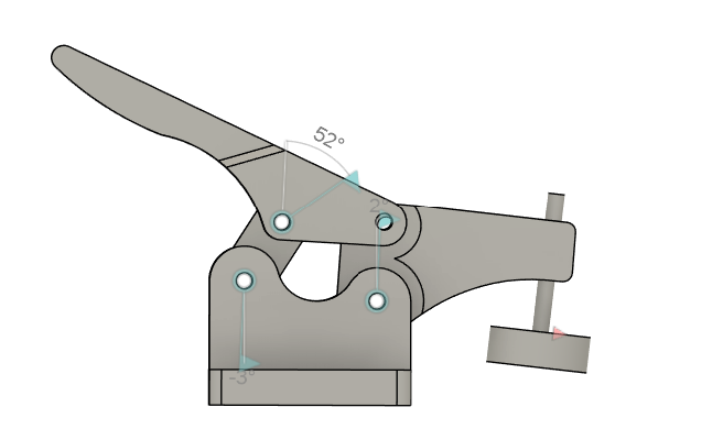 Toggle Clamp with Magnetic Base - photo 3
