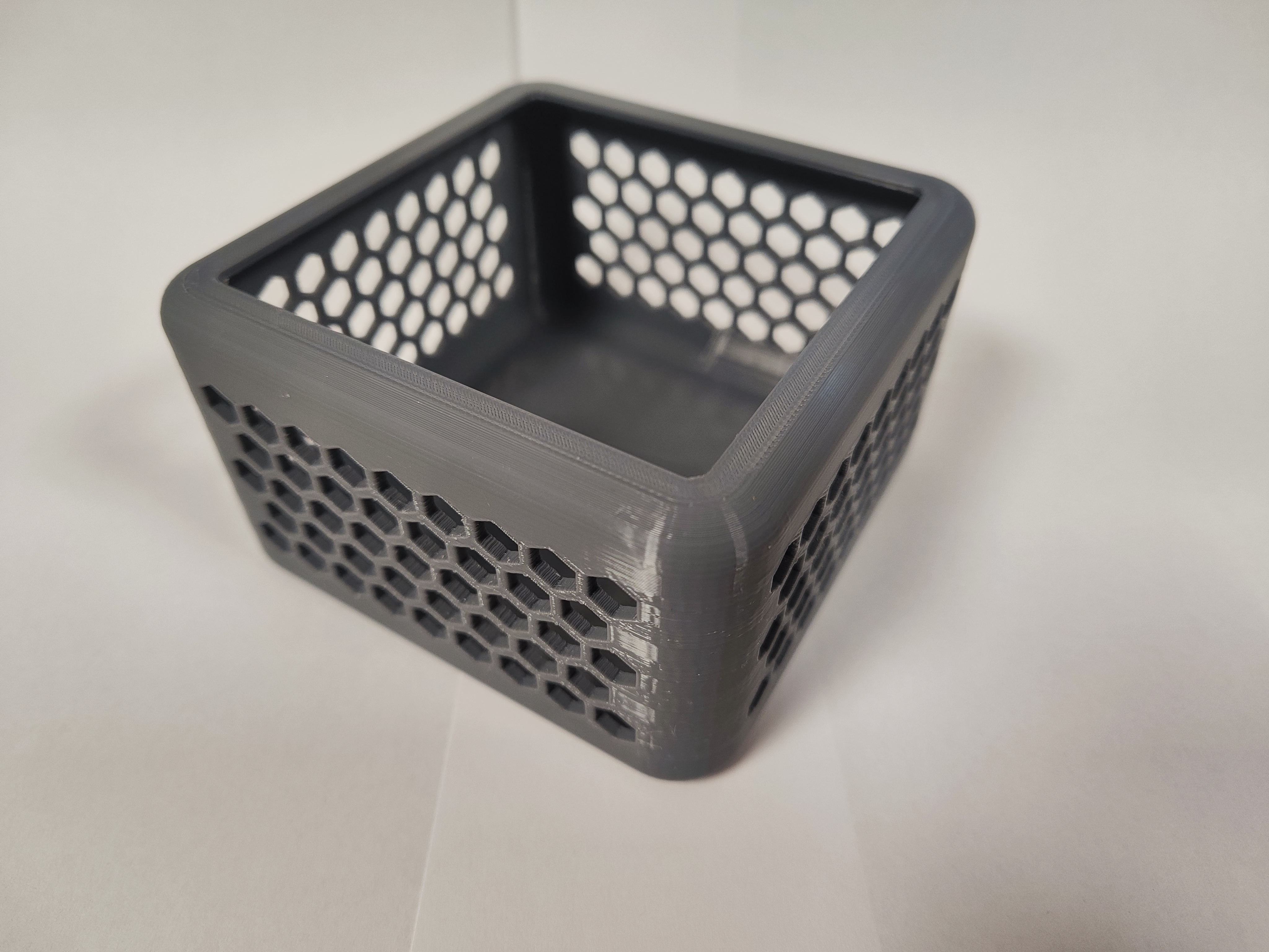 Rounded Hex Storage Bowl | Incurved Rim - photo 2