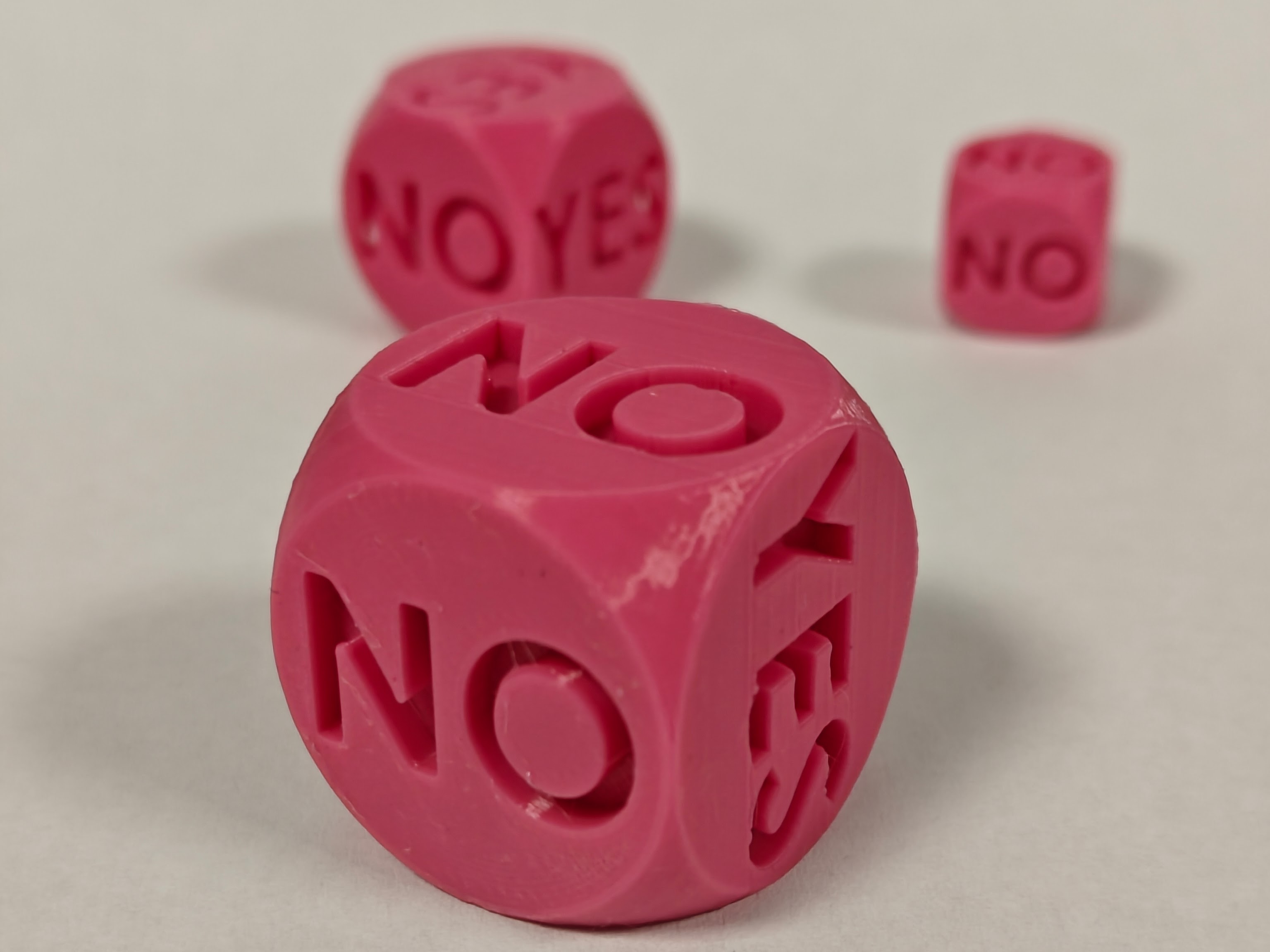 Spherical YES/NO Dice | Truncated Orb Set
