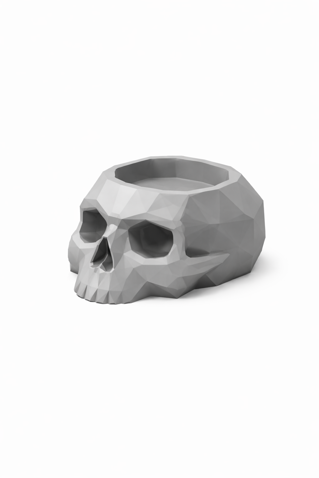 Low Poly Skull Tray