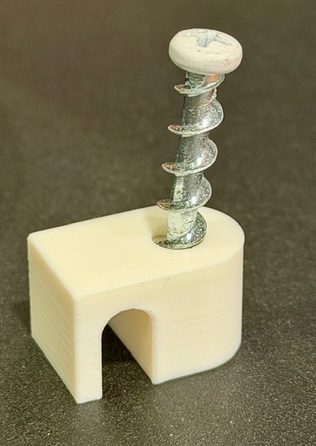 Cable Clamp for 1/4" cables w/ Screw Hole - photo 2