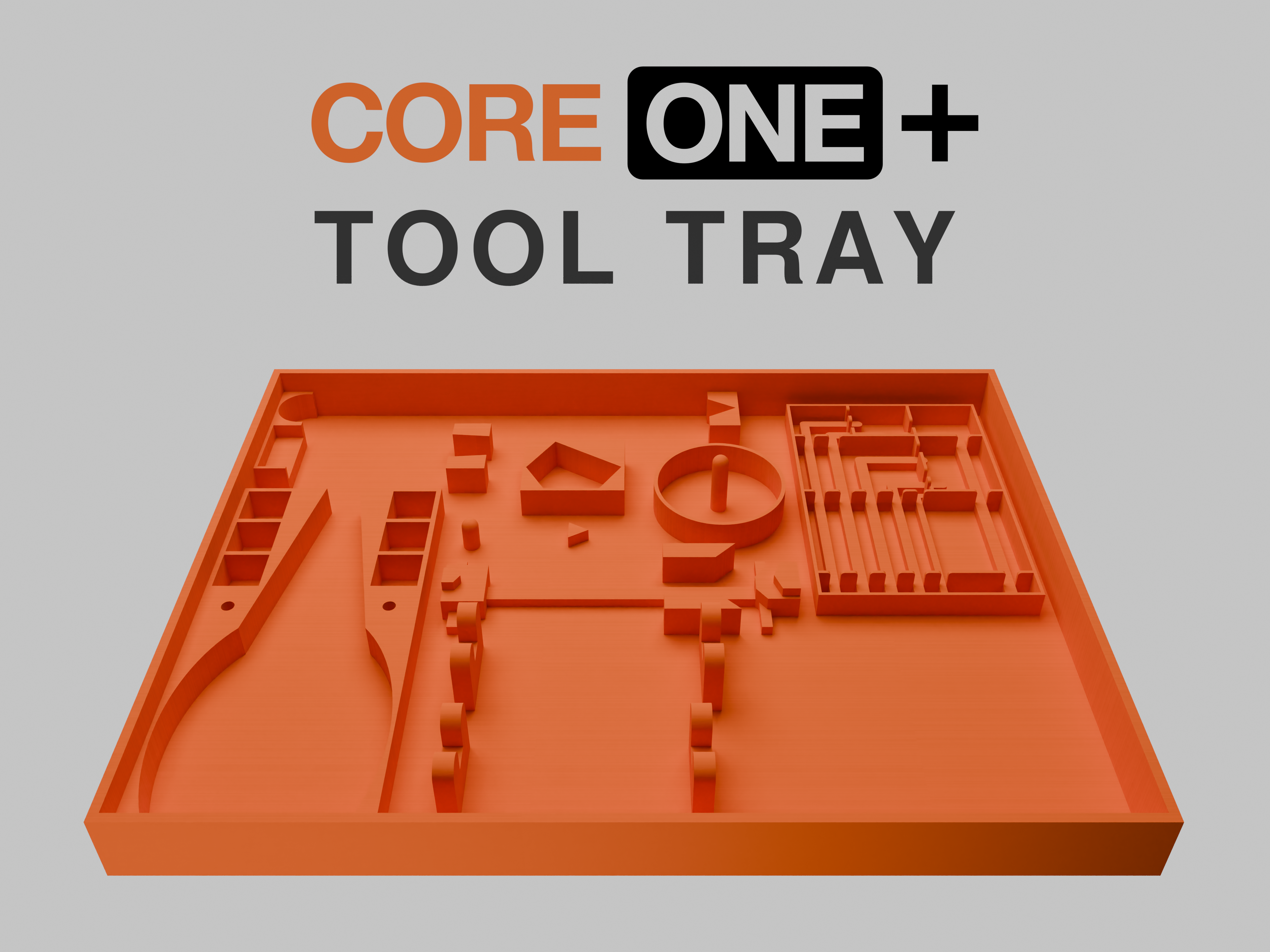 CORE ONE (+) Tool Tray - gridfinity compatible