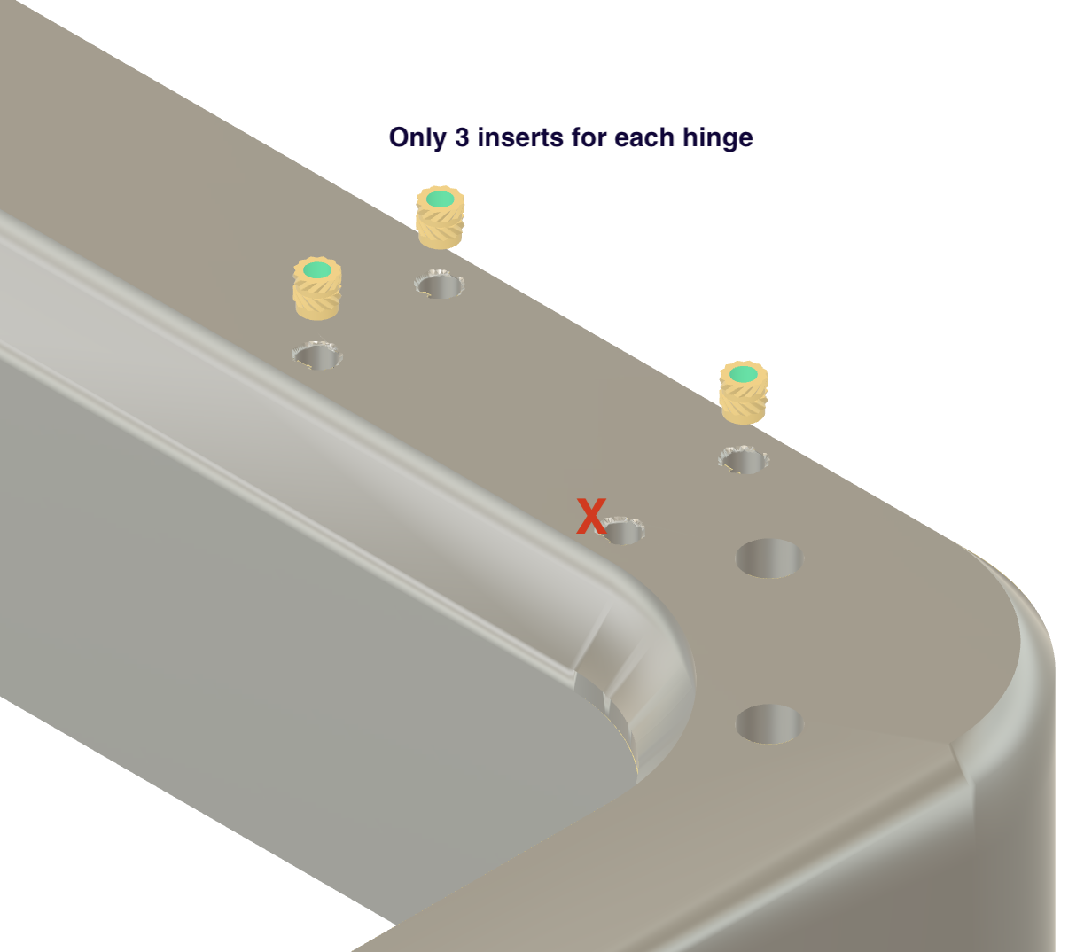 AD5X Lid hinge - photo 3