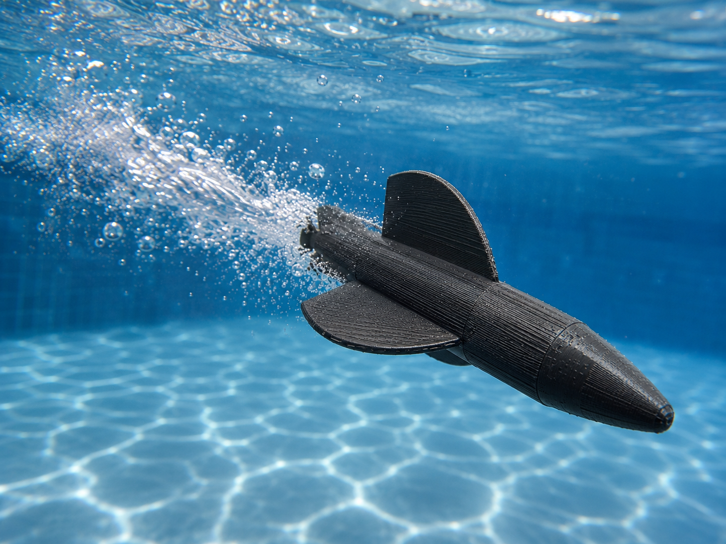 Torpedo water toy