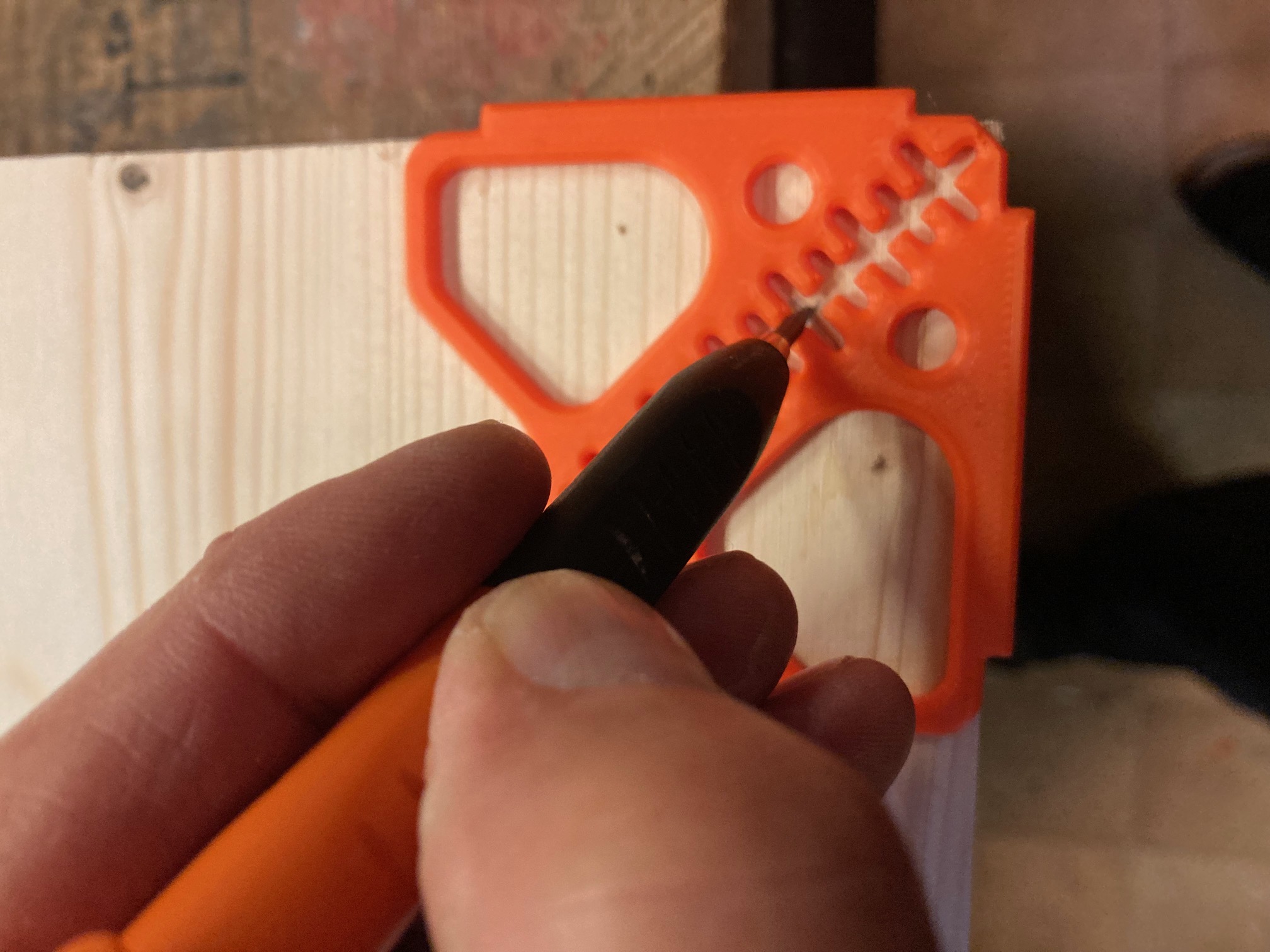 Corner Marking Jig for Fast Drilling