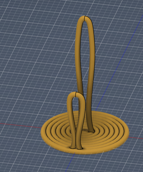 Modern Spiral Paper Towel Holder / Kitchen Roll Stand - photo 3