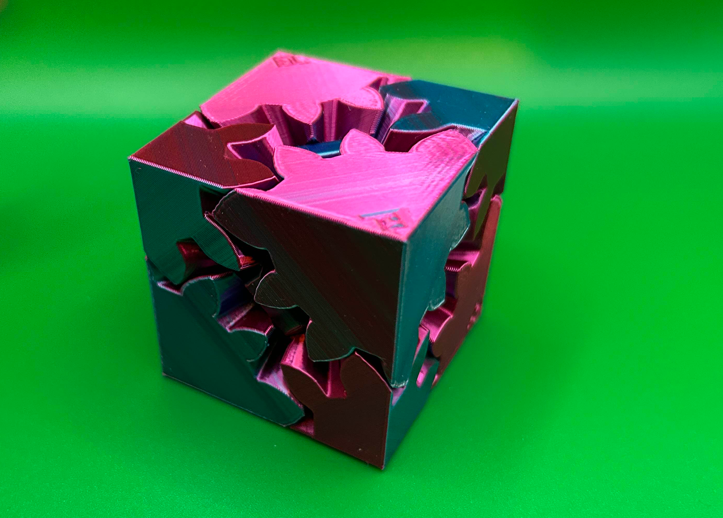 Gear Cube Fidget (No Screws) - photo 3