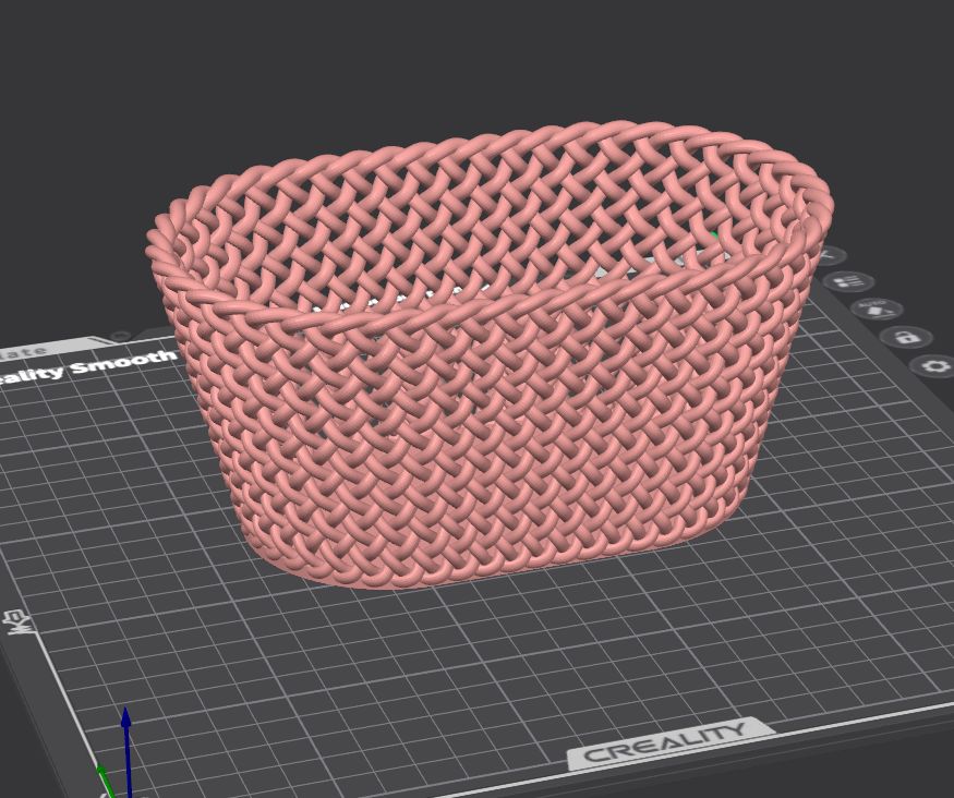 Wicker storage basket - photo 2