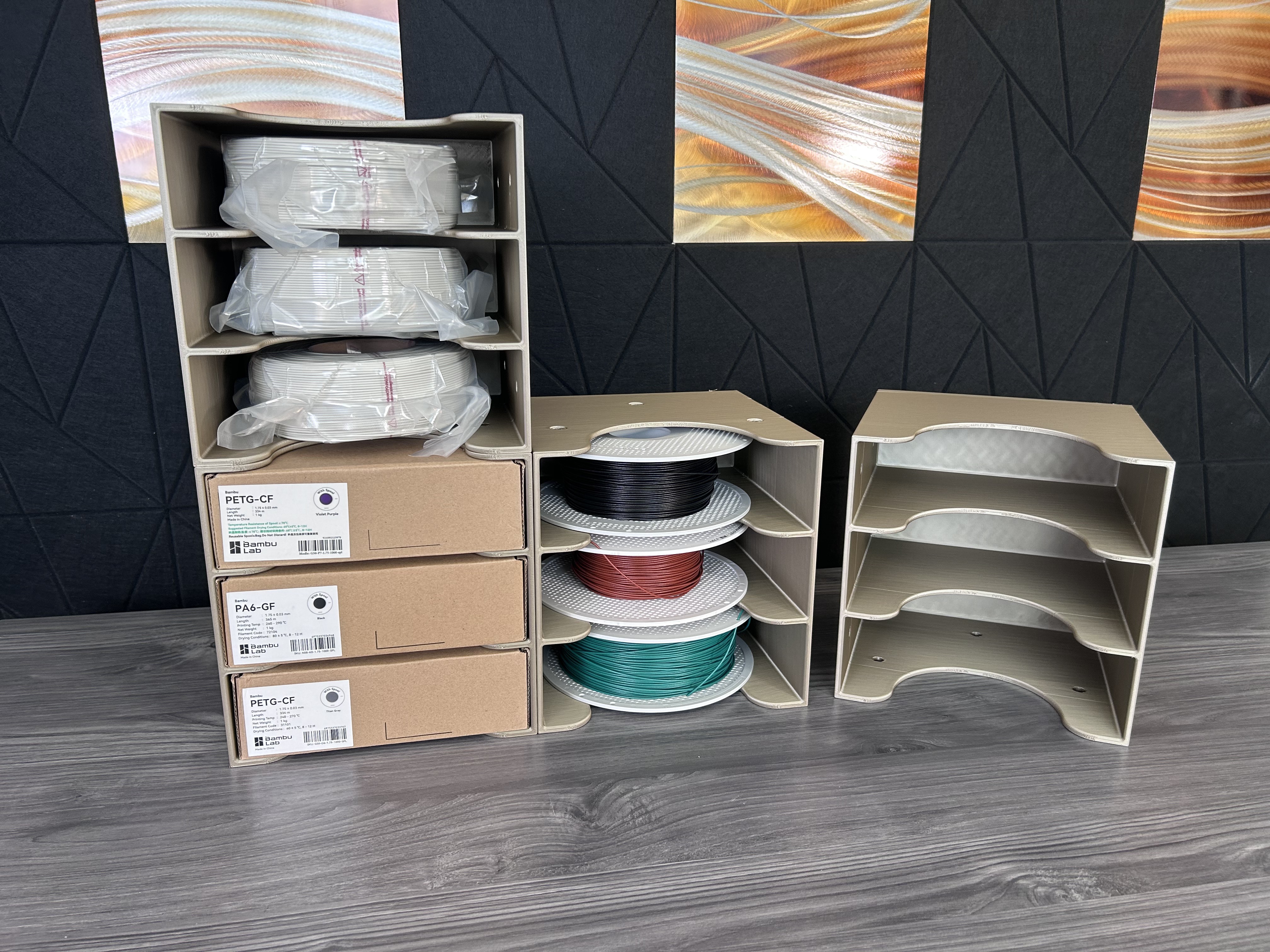 Modular expandable Filament Organizer
